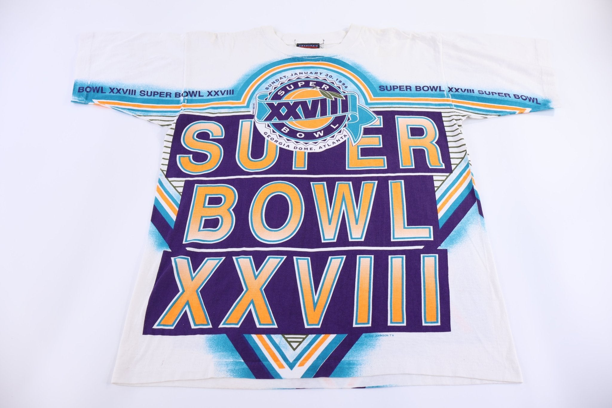 1994 Super Bowl XXVIII Football T-shirt - Shirts & Tops - Thrifted Threads