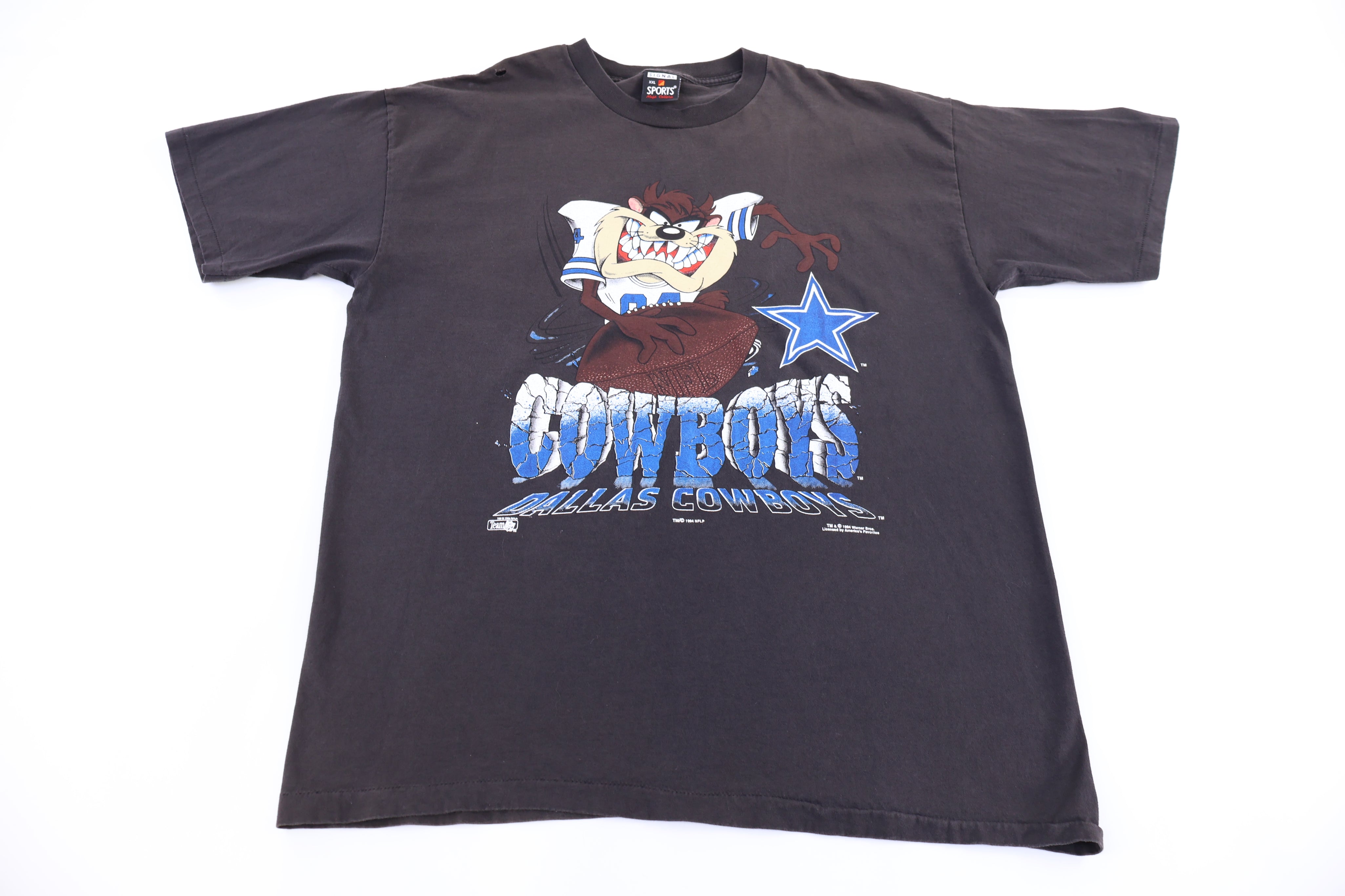 1994 Taz The Devil Dallas Cowboys Football T-shirt - T-Shirt - Thrifted Threads