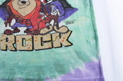 1994 Warner Bros Go Climb A Rock Tie - Dye T-Shirt - ThriftedThreads.com