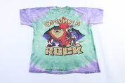 1994 Warner Bros Go Climb A Rock Tie - Dye T-Shirt - ThriftedThreads.com
