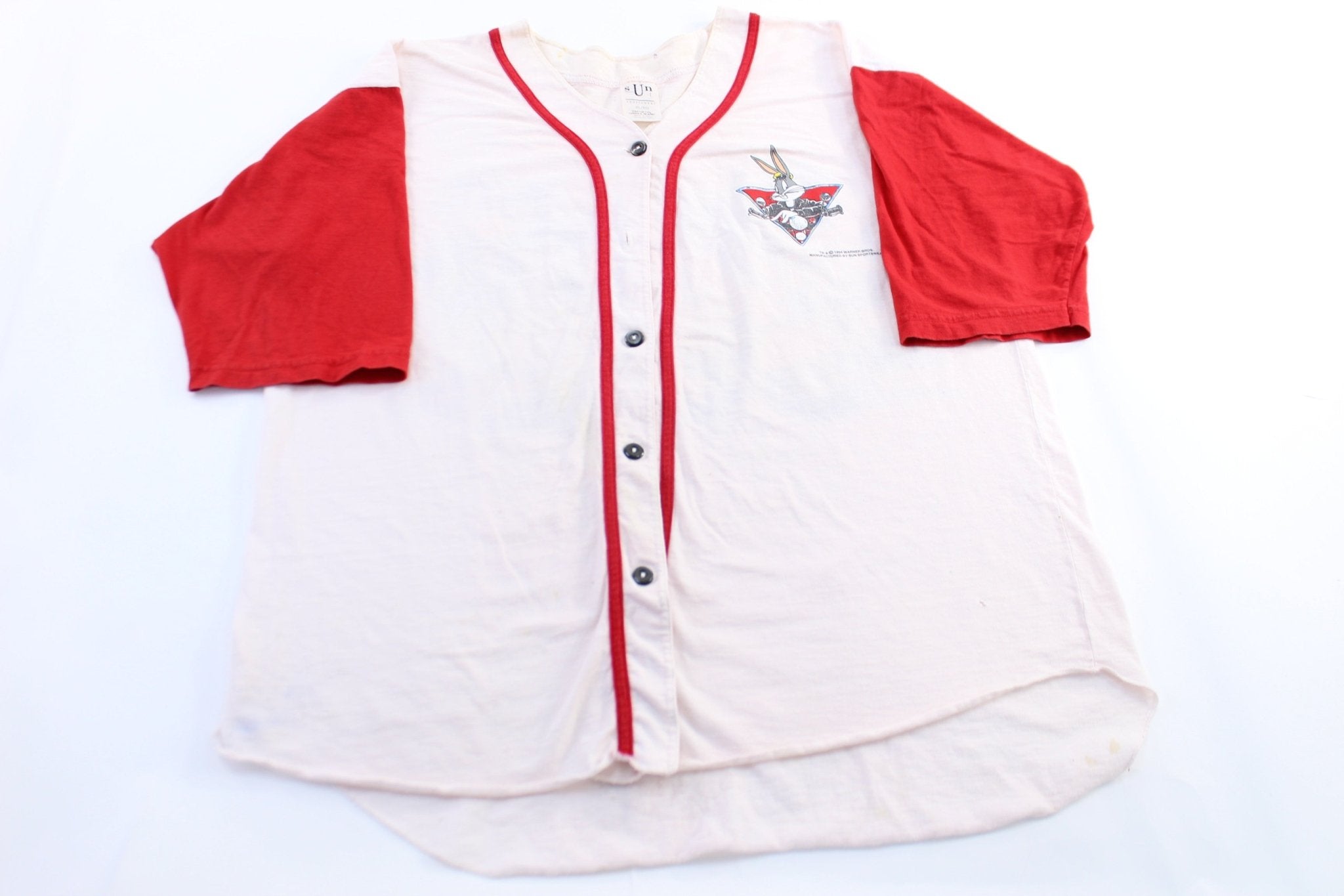 1994 Warner Bros Looney Tunes Biker Jersey - ThriftedThreads.com