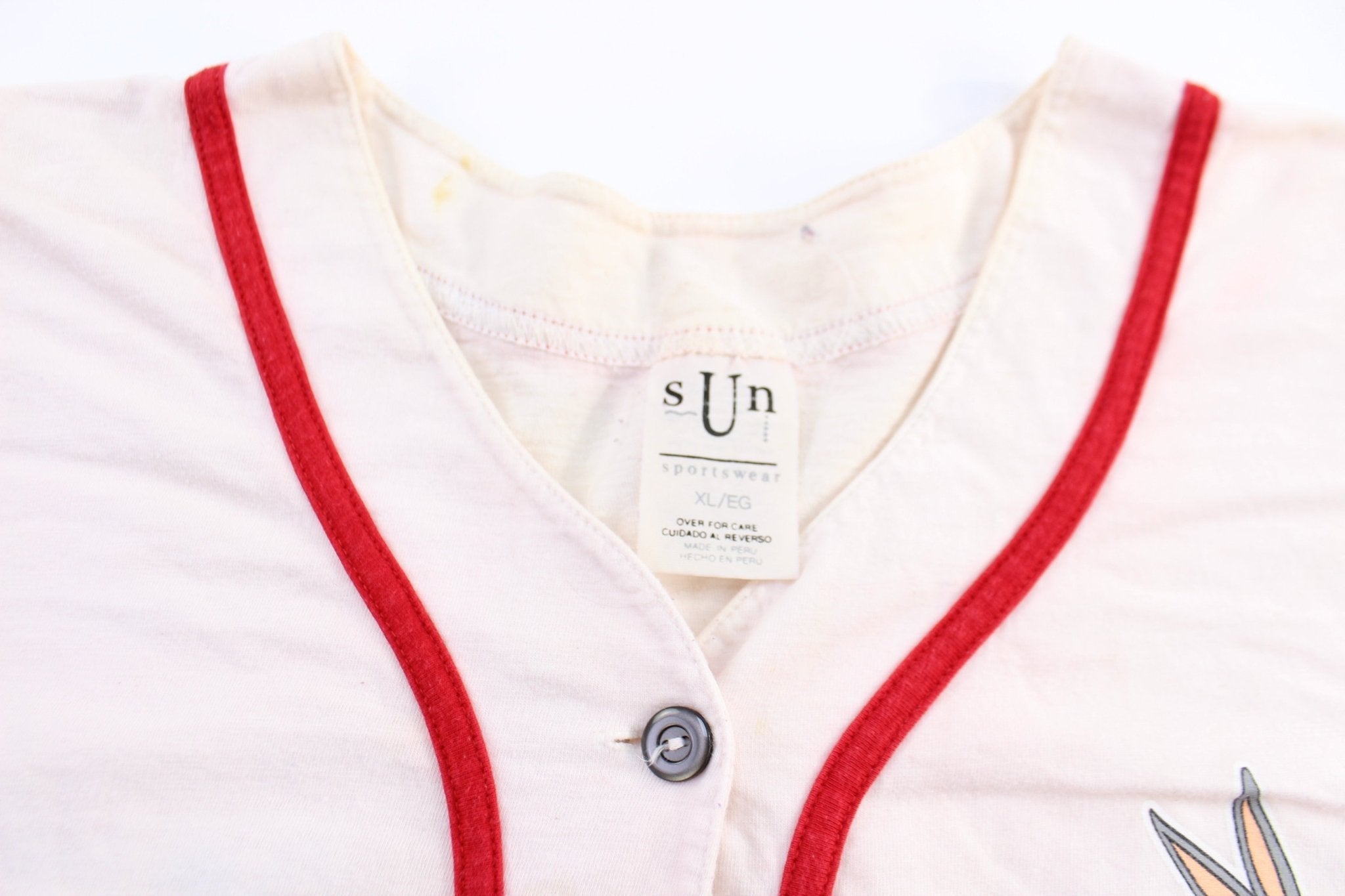 1994 Warner Bros Looney Tunes Biker Jersey - ThriftedThreads.com