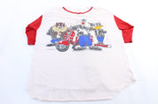 1994 Warner Bros Looney Tunes Biker Jersey - Jerseys/Tanks - Thrifted Threads