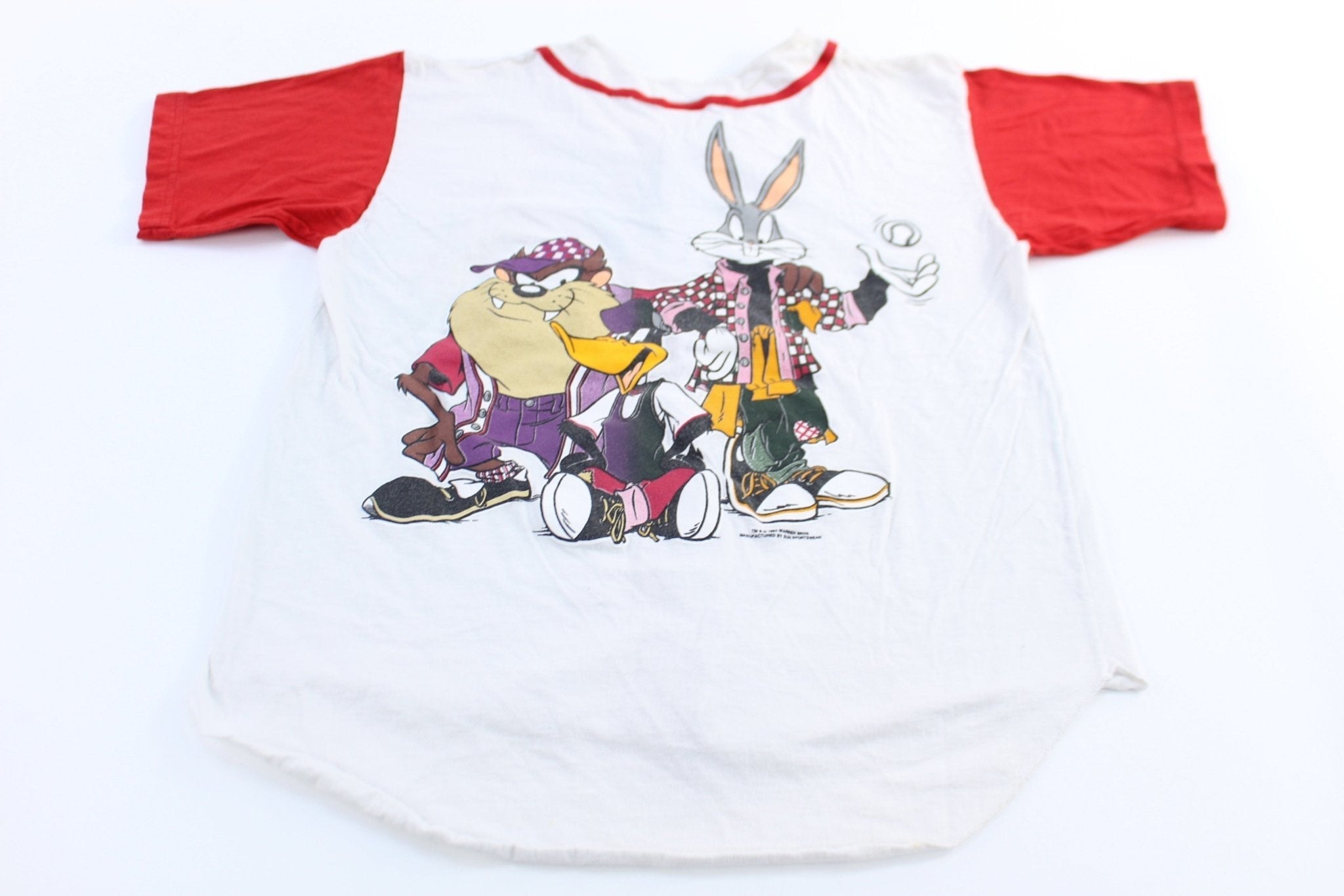 1994 Warner Bros Looney Tunes Graphic Baseball Jersey - Jerseys/Tanks - Thrifted Threads