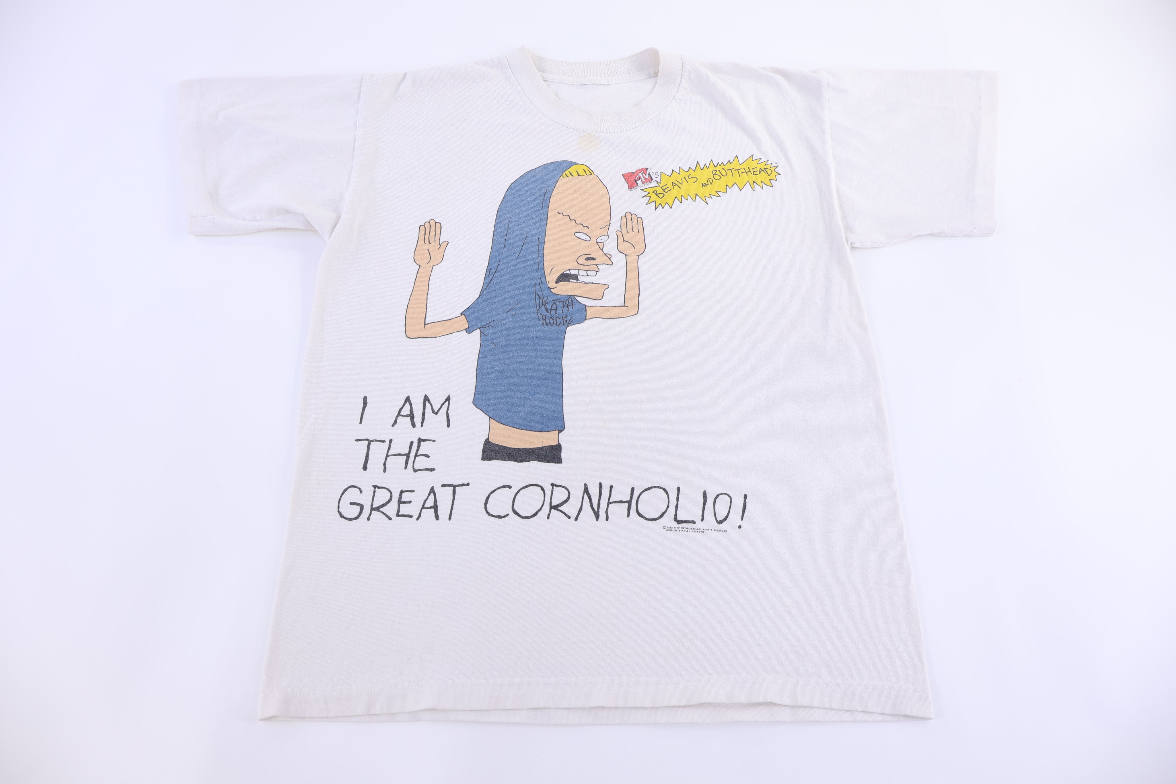 1995 Beavis And Butthead Cornholio T-shirt - Shirts & Tops - Thrifted Threads