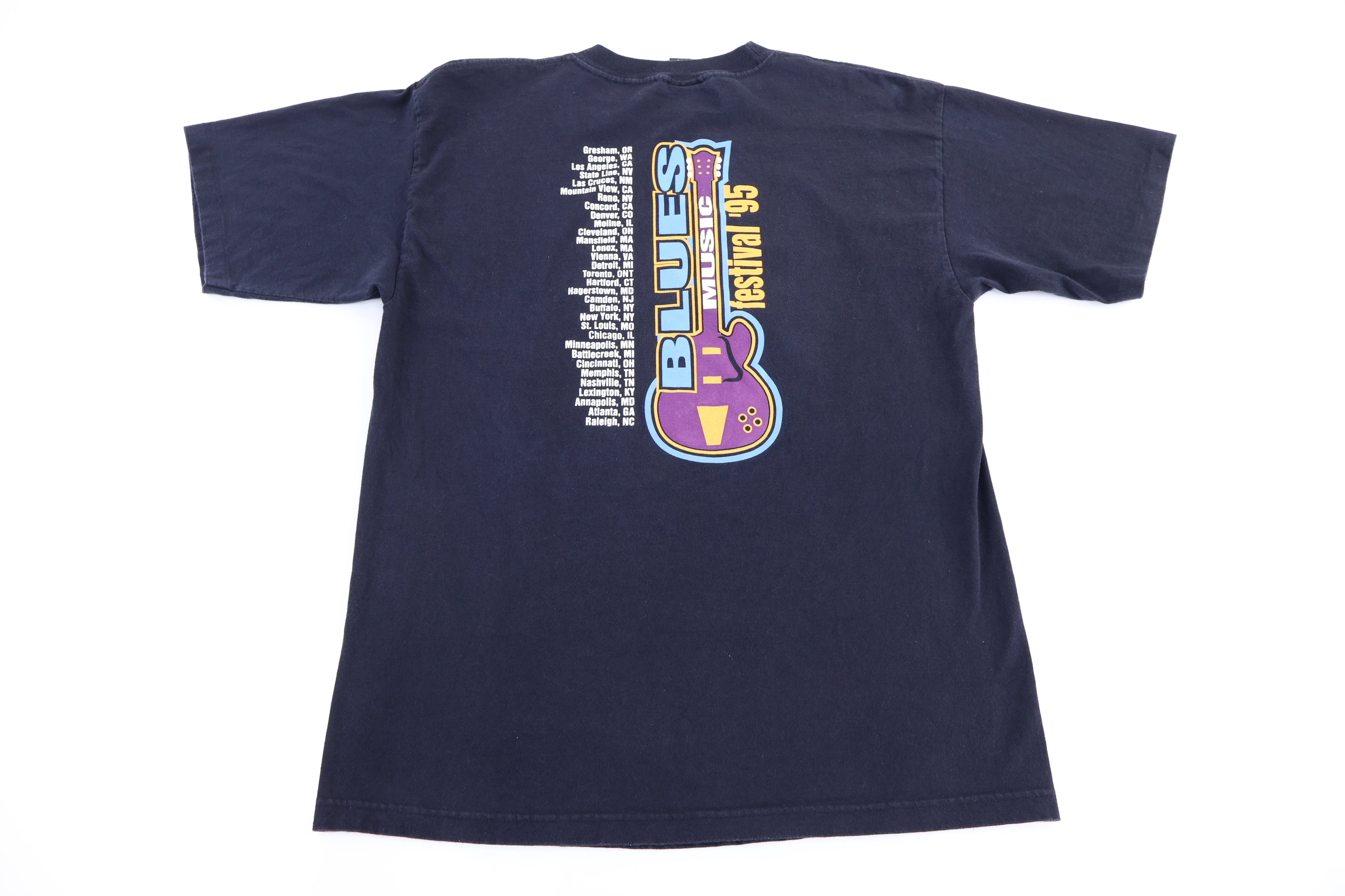 1995 Blues Music Festival T-shirt - Shirts & Tops - Thrifted Threads