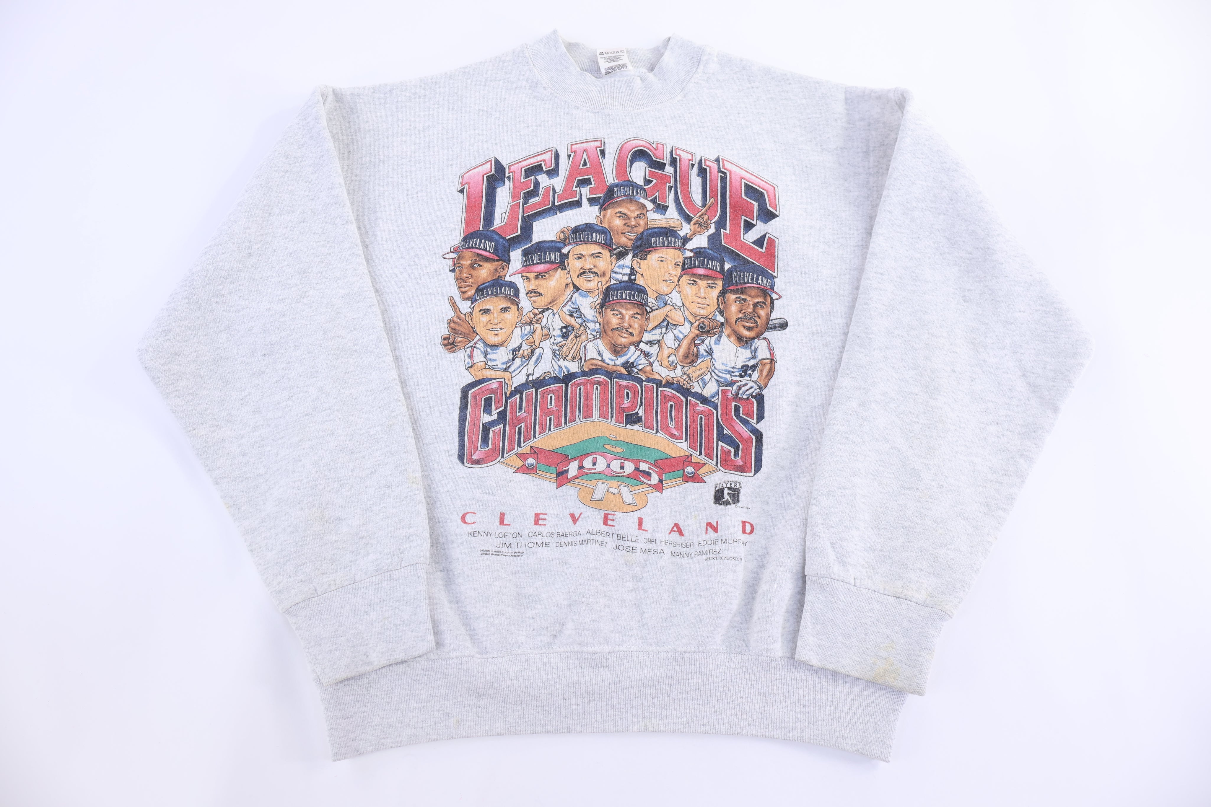 1995 Cleveland League Champions Sweatshirt - Sweatshirt - Thrifted Threads