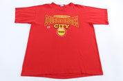 1995 Double Clutch City Houston Rockets Basketball T-shirt - Shirts & Tops - Thrifted Threads