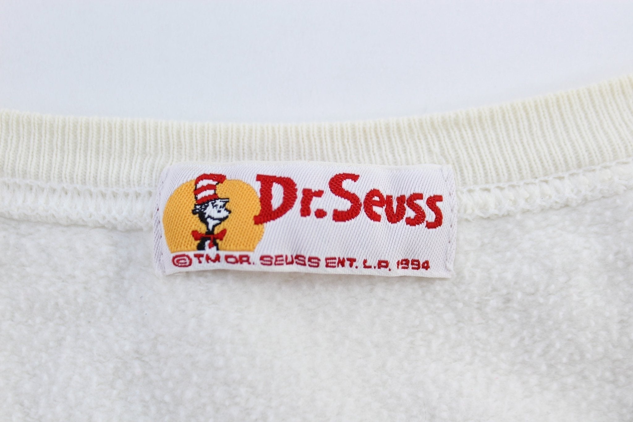 1995 Dr. Seuss The Grinch Sweatshirt - Sweatshirt - Thrifted Threads