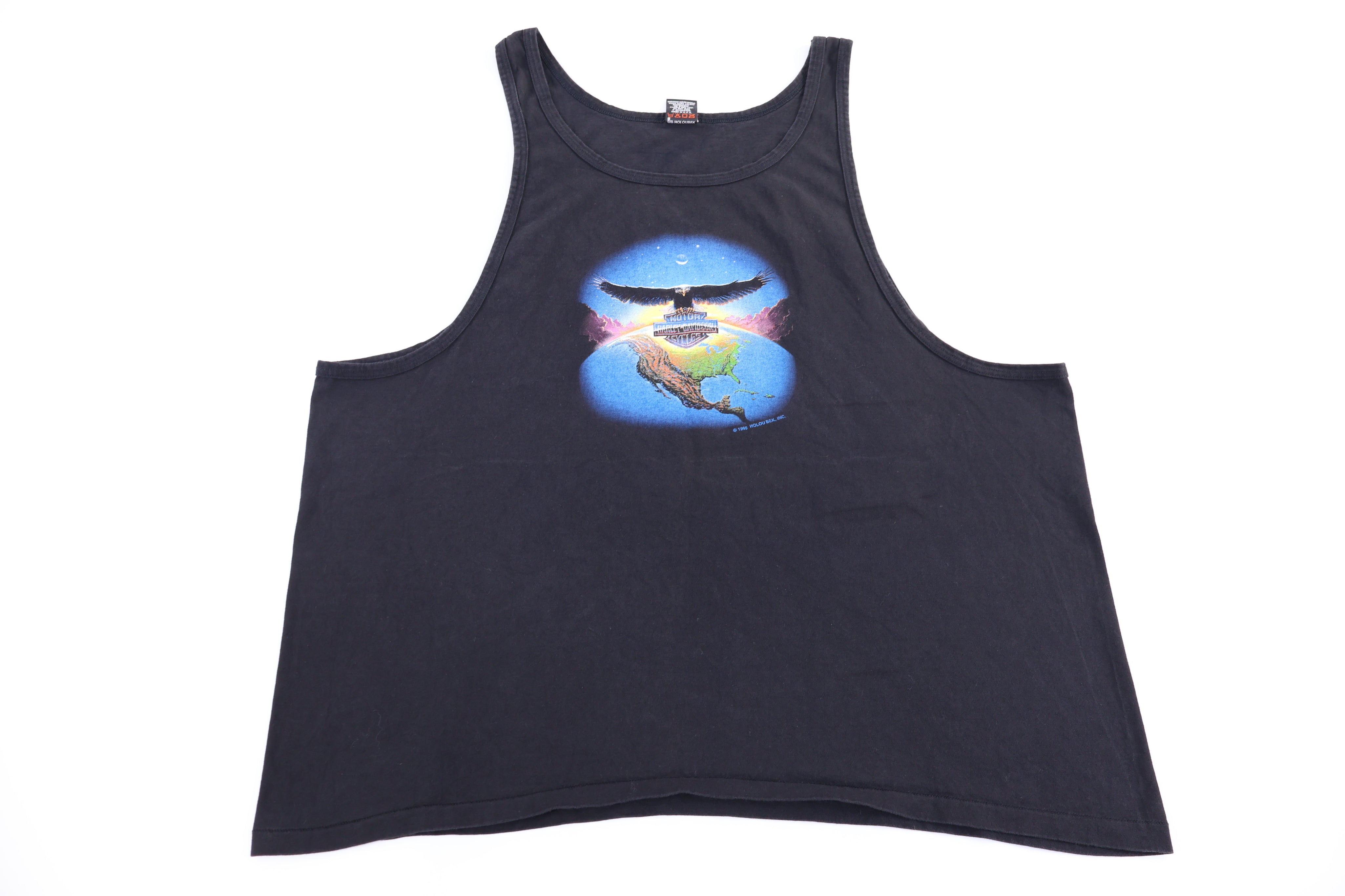 1995 Harley Davidson Motorcycles Mexico Tank Top - Shirts & Tops - Thrifted Threads