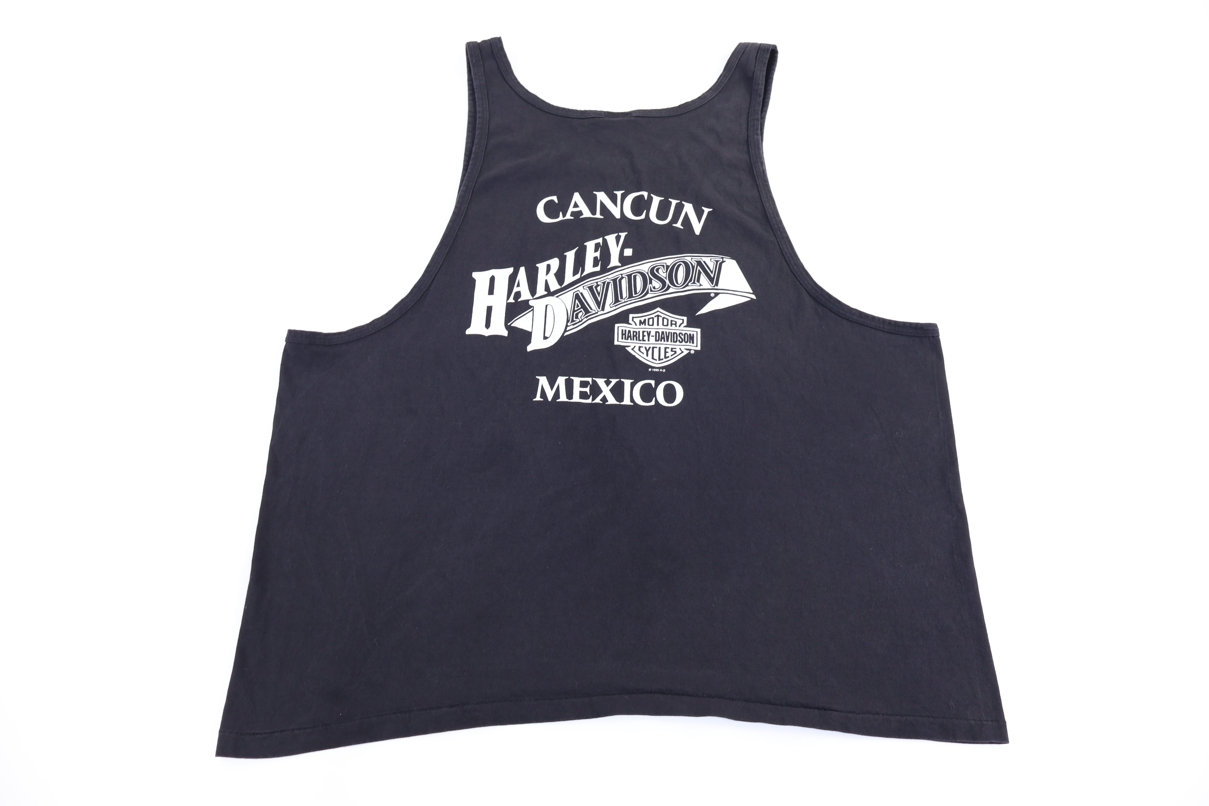 1995 Harley Davidson Motorcycles Mexico Tank Top - Shirts & Tops - Thrifted Threads