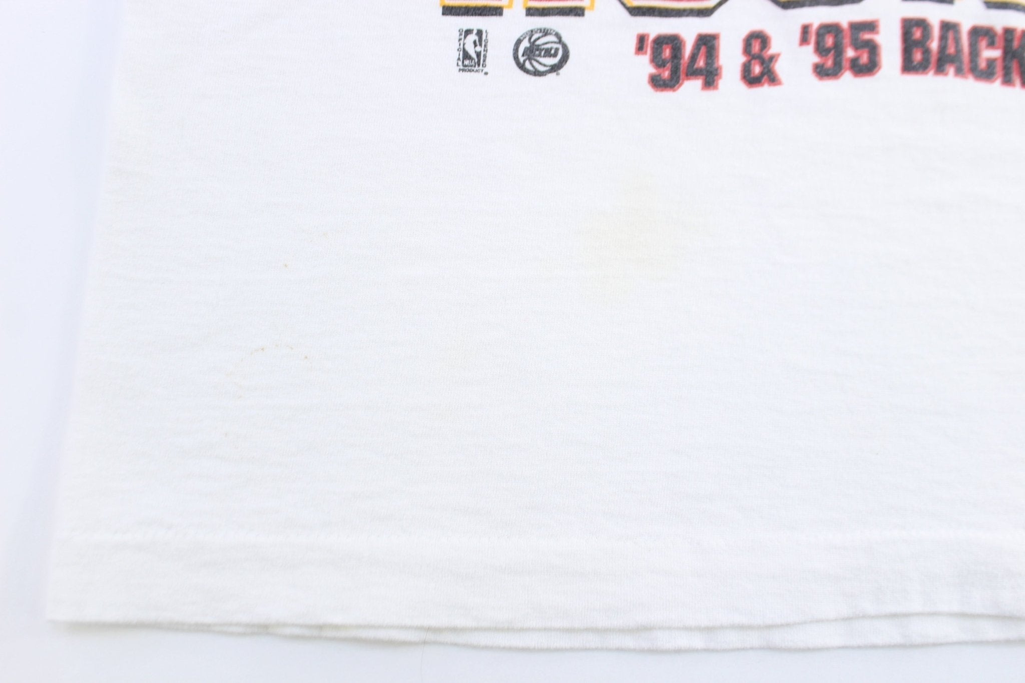 1995 Houston Rockets Basketball Back to Back Champions Tank Top - Jerseys/Tanks - Thrifted Threads