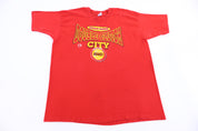 1995 Houston Rockets Basketball Double Clutch City T-shirt - Shirts & Tops - Thrifted Threads