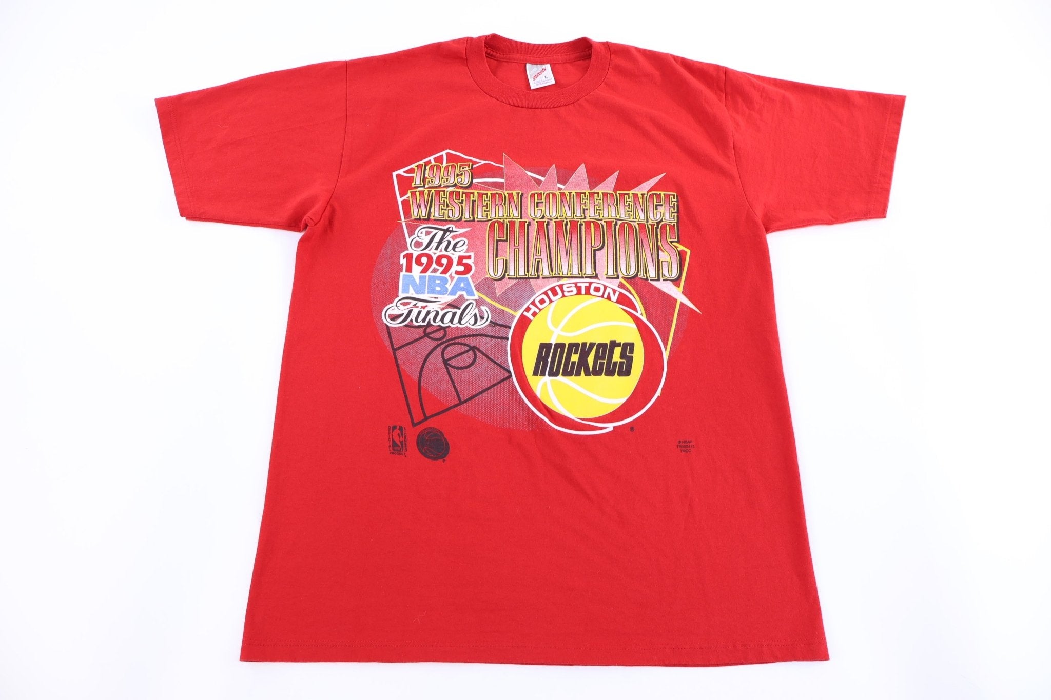 1995 Houston Rockets World Champions T-shirt - Shirts & Tops - Thrifted Threads