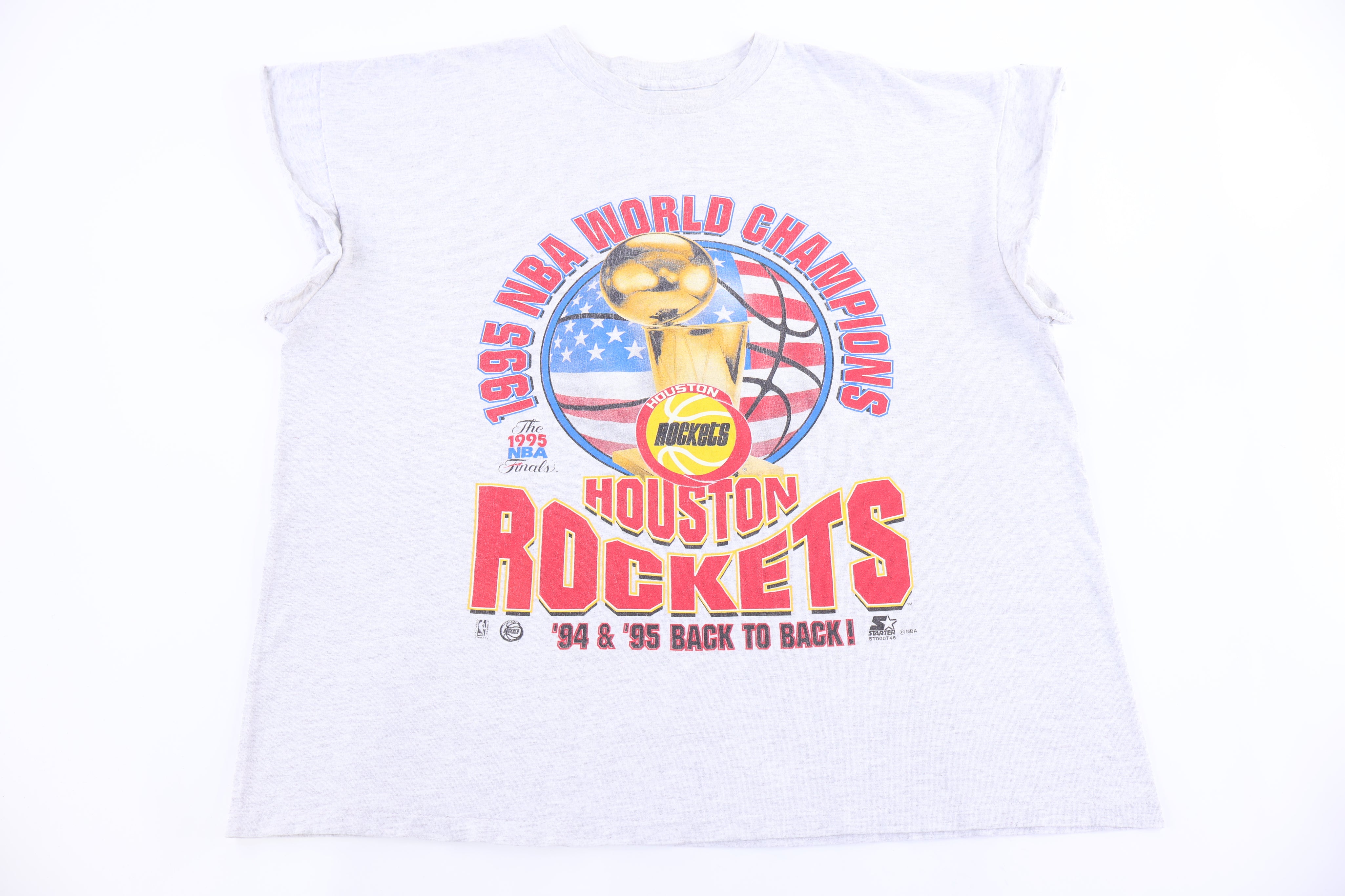 1995 Houston Rockets World Champions T-shirt - Shirts & Tops - Thrifted Threads
