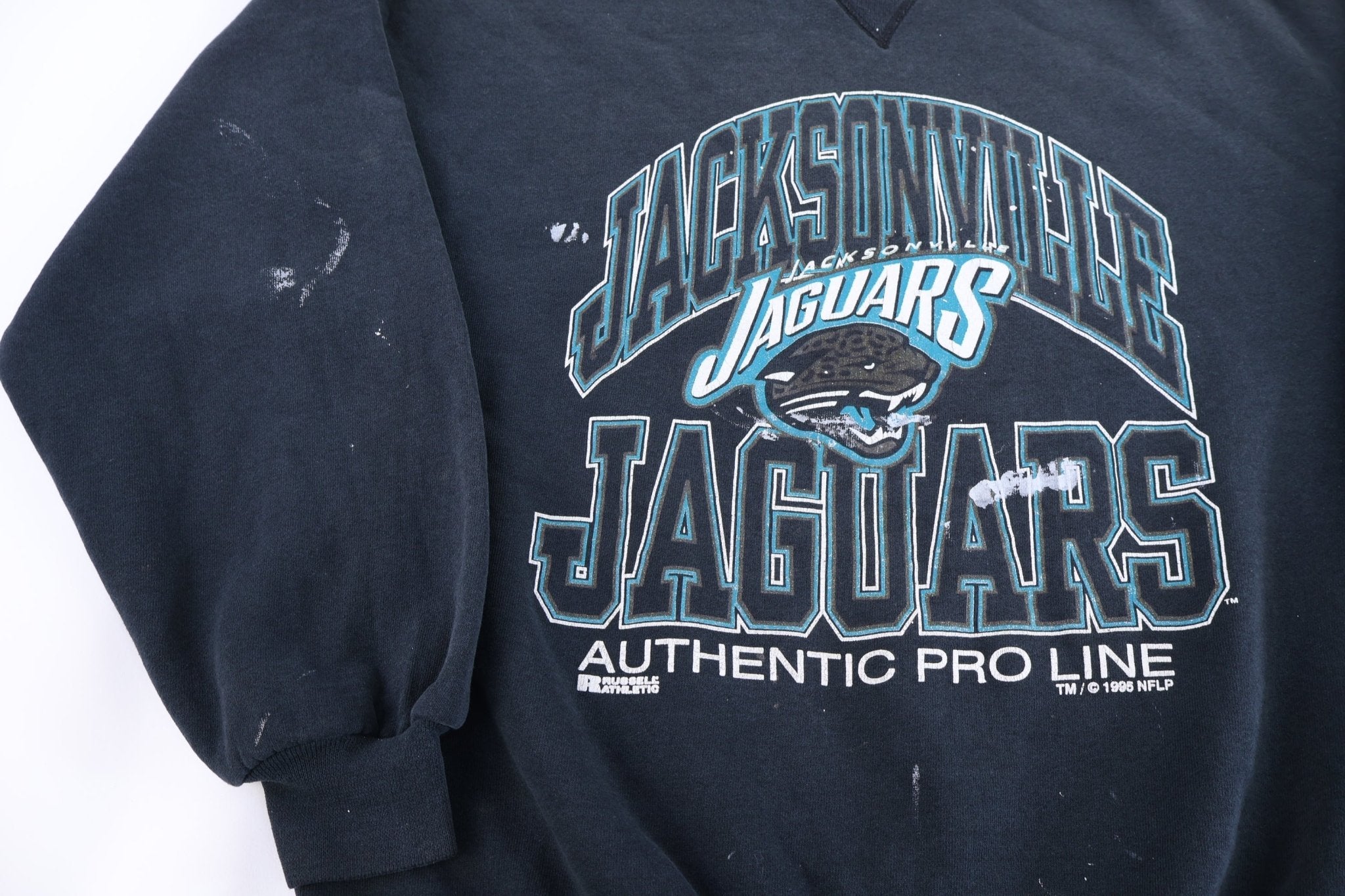 1995 Jacksonville Jaguars Football Sweatshirt - Sweatshirt - Thrifted Threads