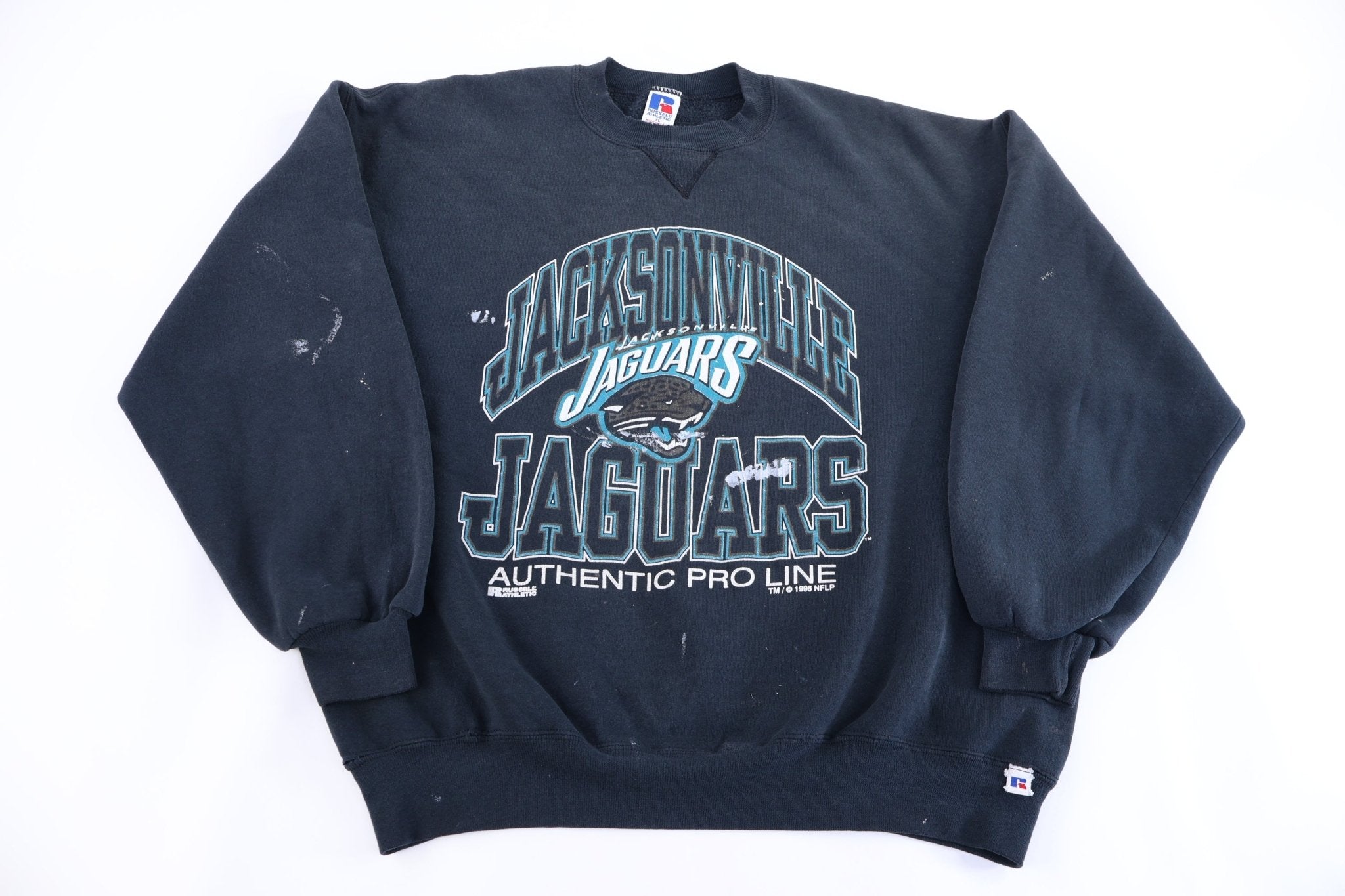 1995 Jacksonville Jaguars Football Sweatshirt - Sweatshirt - Thrifted Threads