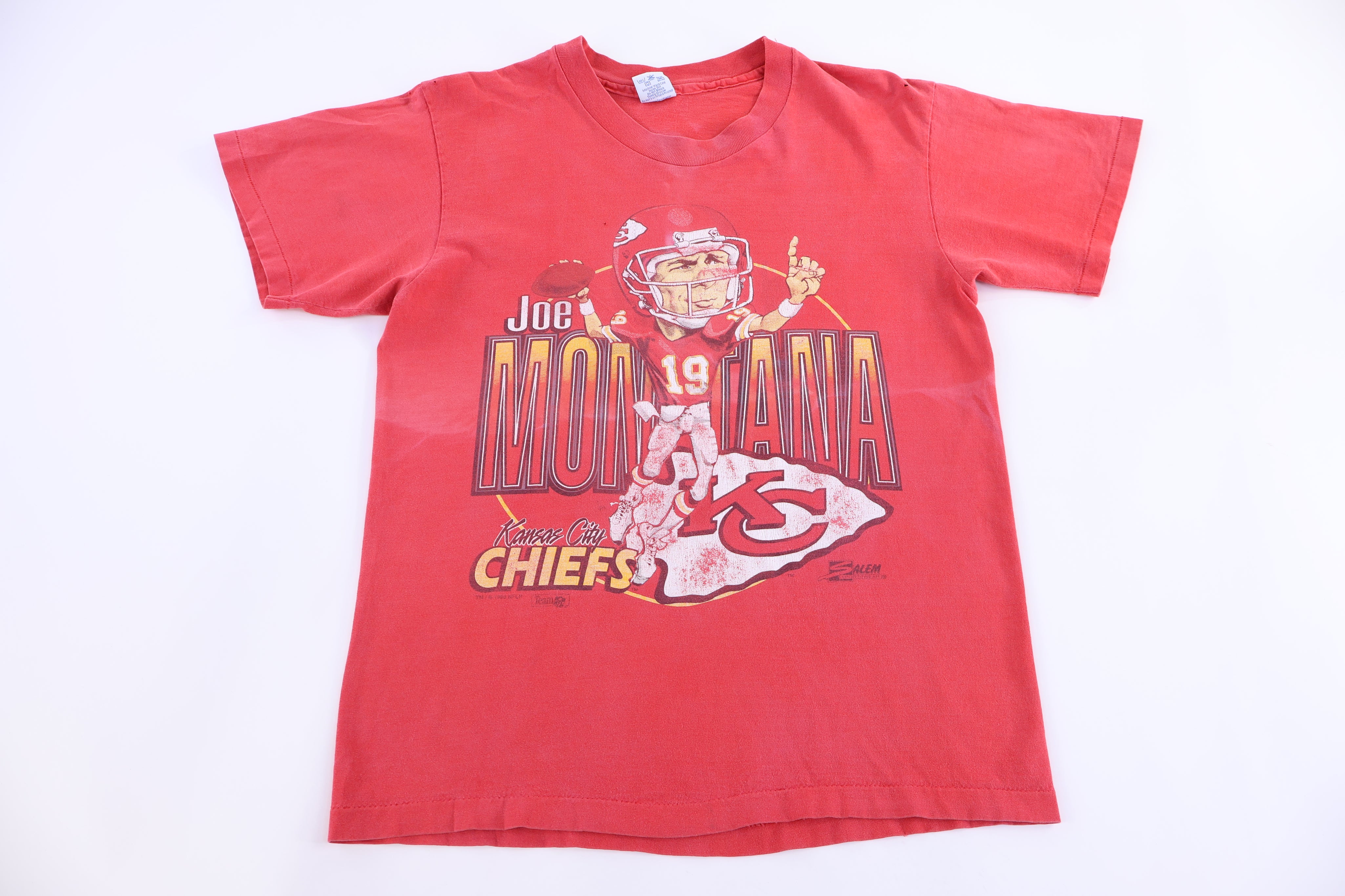 1995 Joe Montana Kansas City Chiefs T-shirt - Shirts & Tops - Thrifted Threads