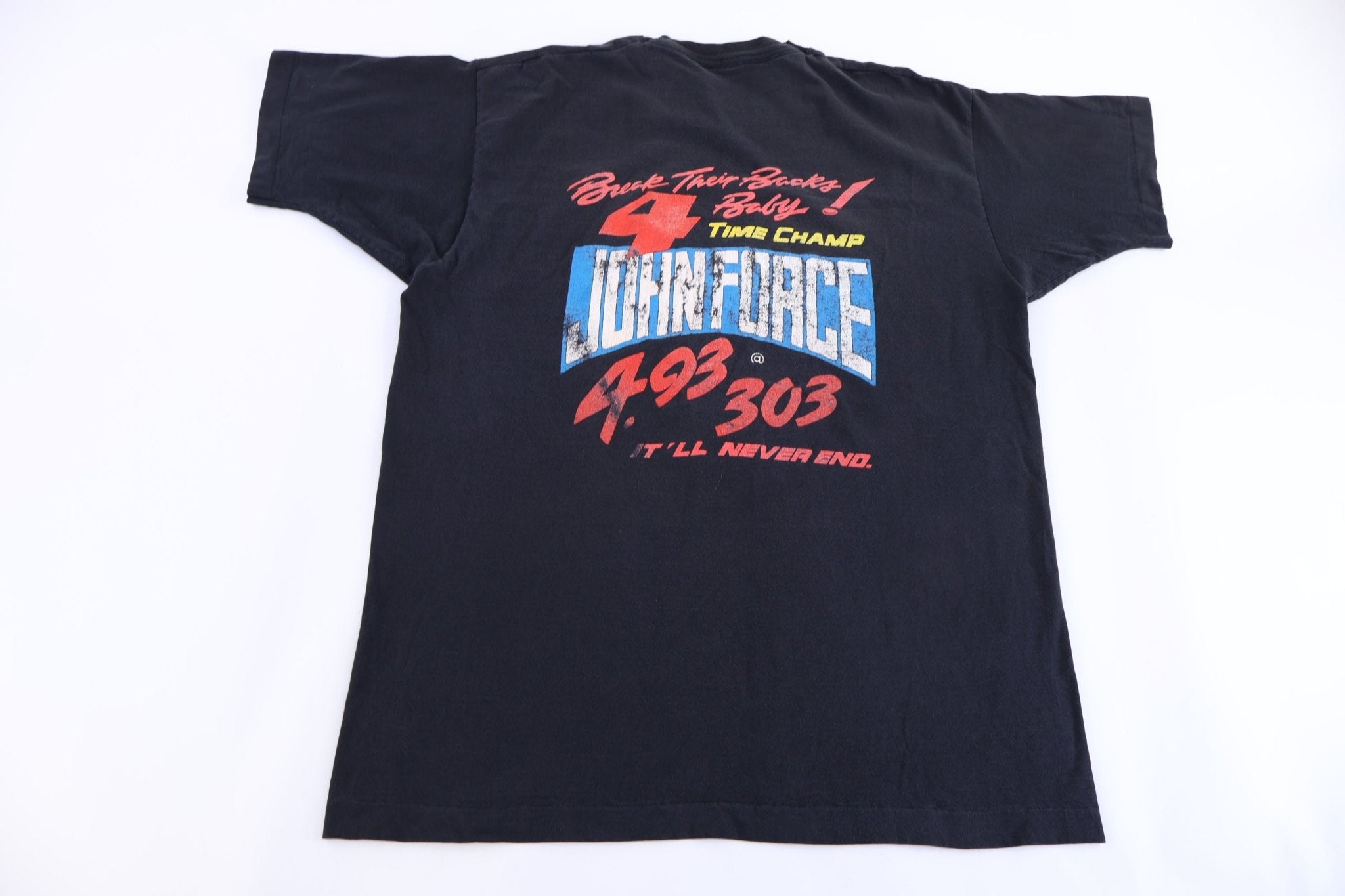 1995 John Force The Boss Is Back Racing T-shirt - Shirts & Tops - Thrifted Threads