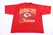 1995 Kansas City Chiefs Football T-shirt - Shirts & Tops - Thrifted Threads