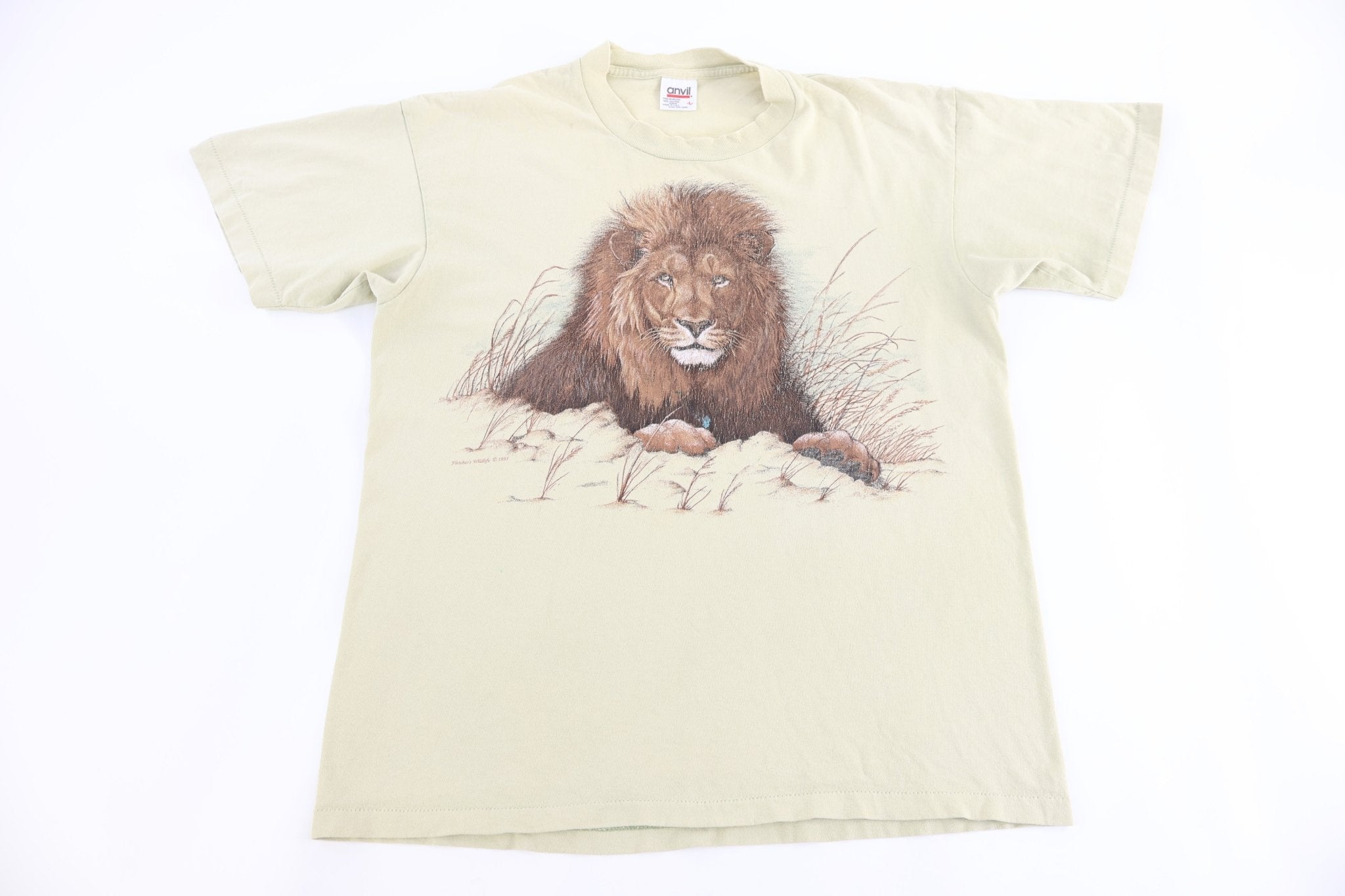 1995 Lion Graphic T-shirt - Shirts & Tops - Thrifted Threads