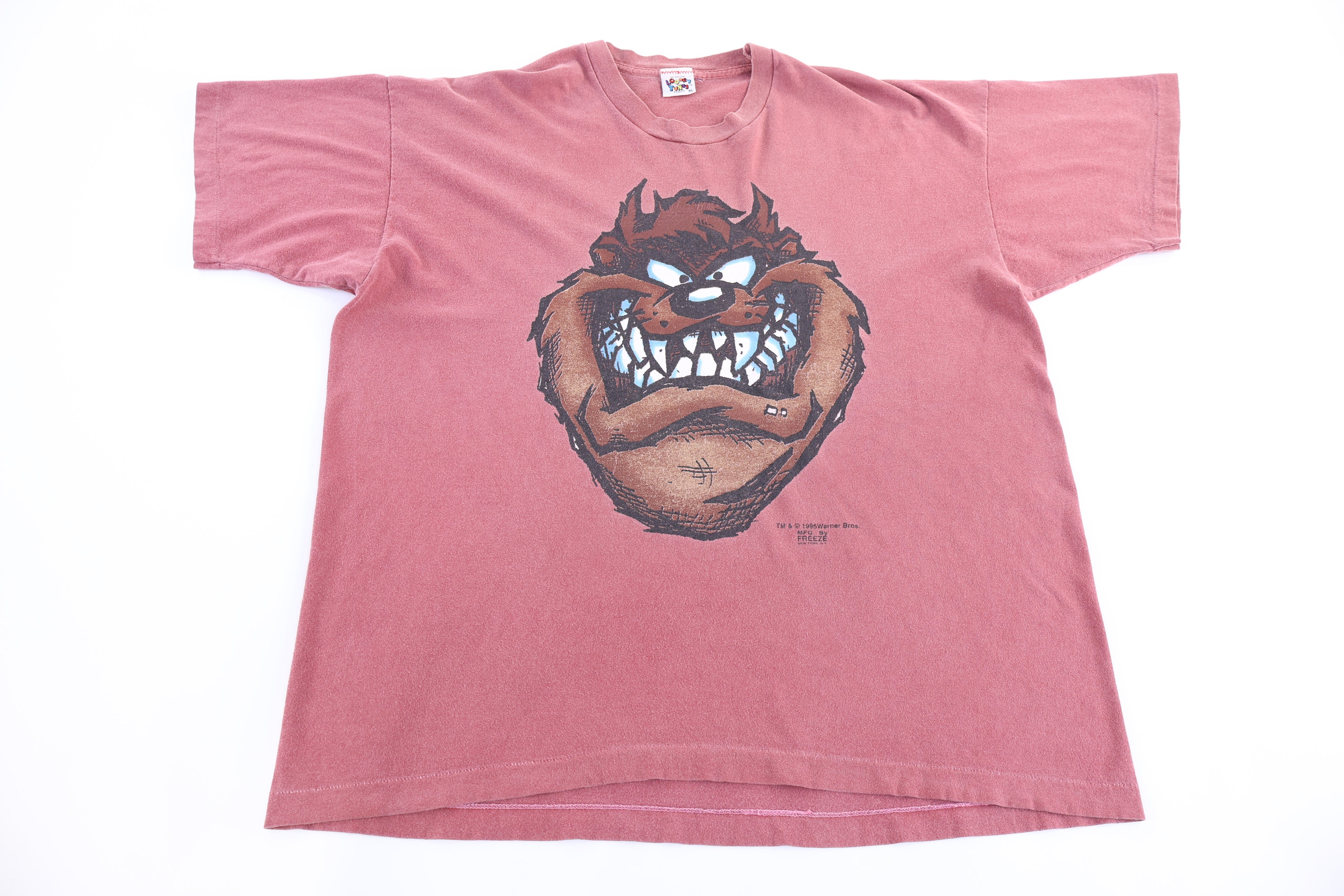 1995 Looney Tunes Tasmanian Devil Graphic T-shirt - Shirts & Tops - Thrifted Threads