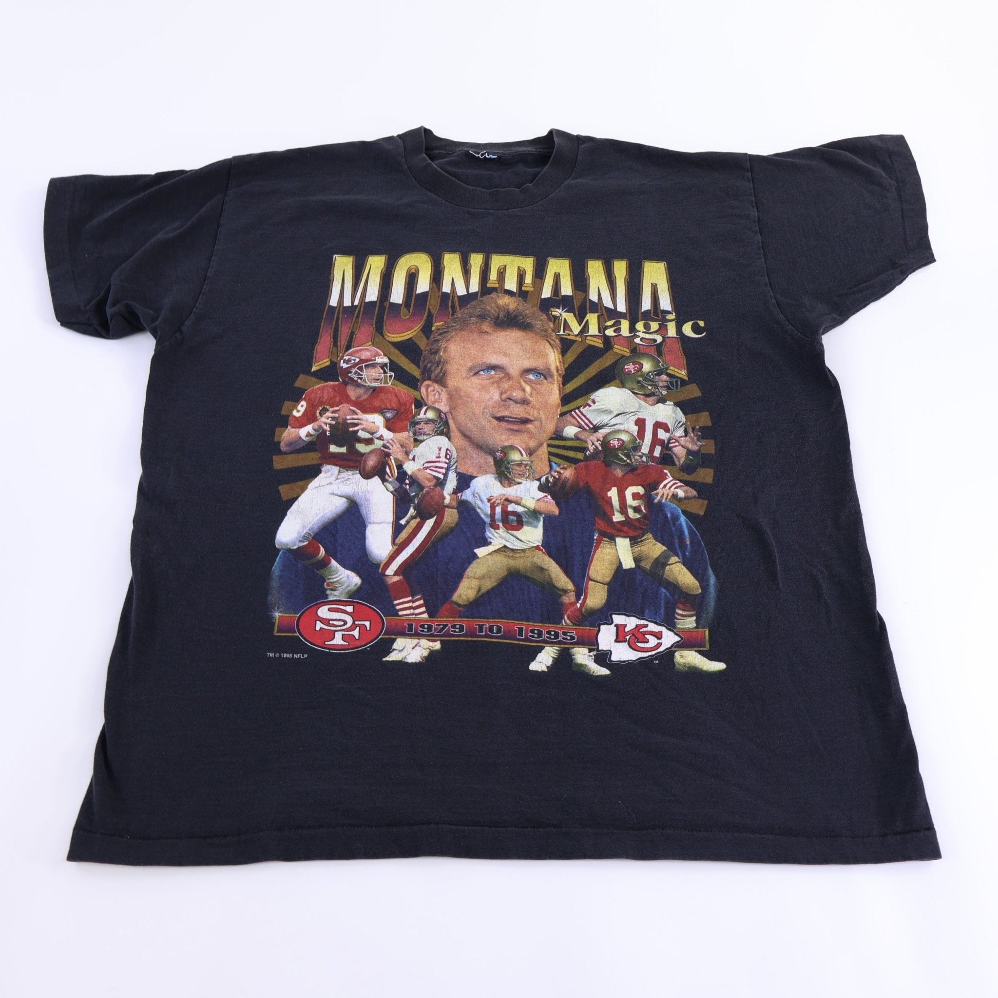 1995 Magic Montana San Francisco 49ers Football T-shirt - Shirts & Tops - Thrifted Threads