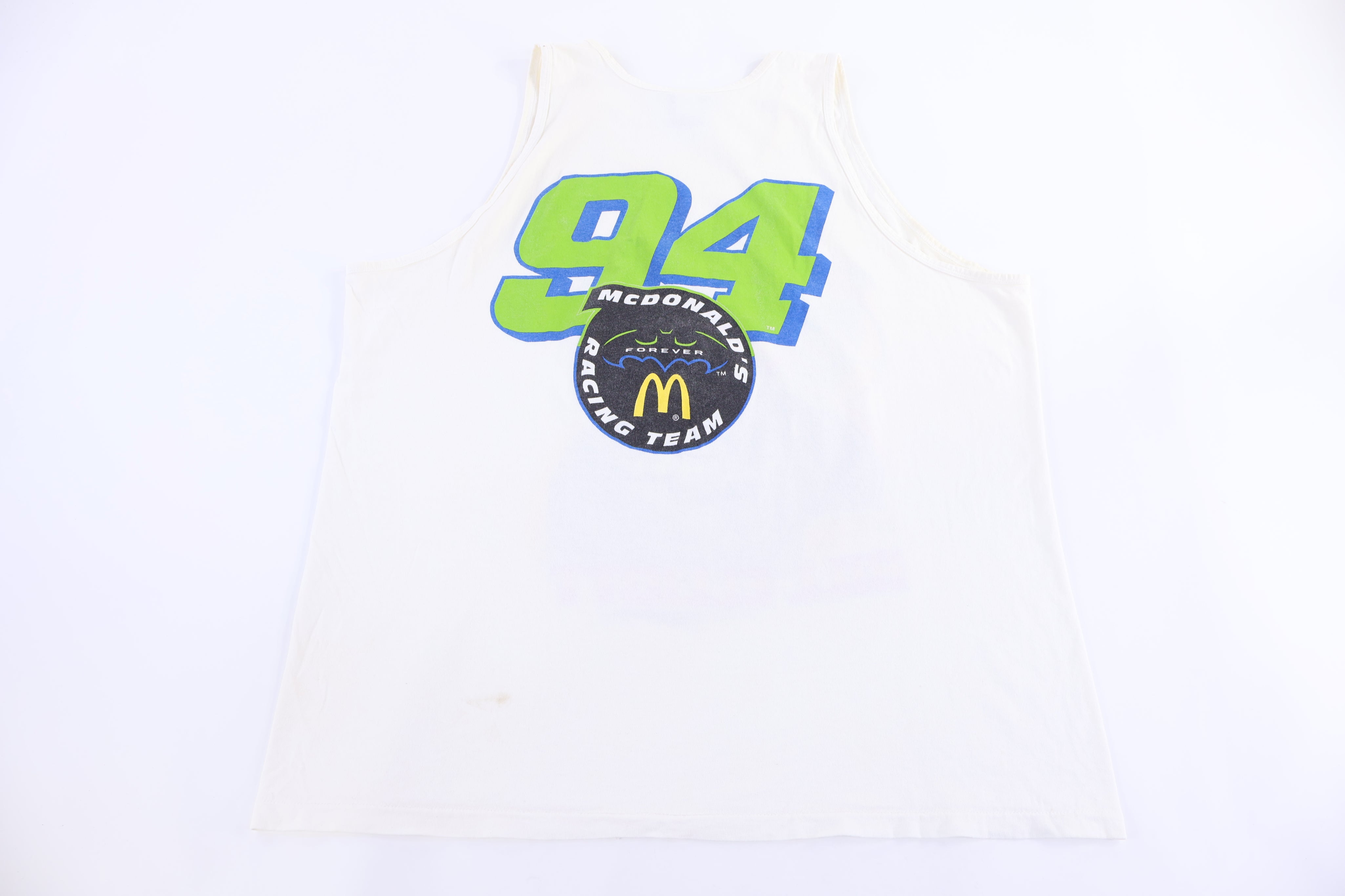 1995 Nascar Batman McDonald's Racing Team Tank Top - Shirts & Tops - Thrifted Threads