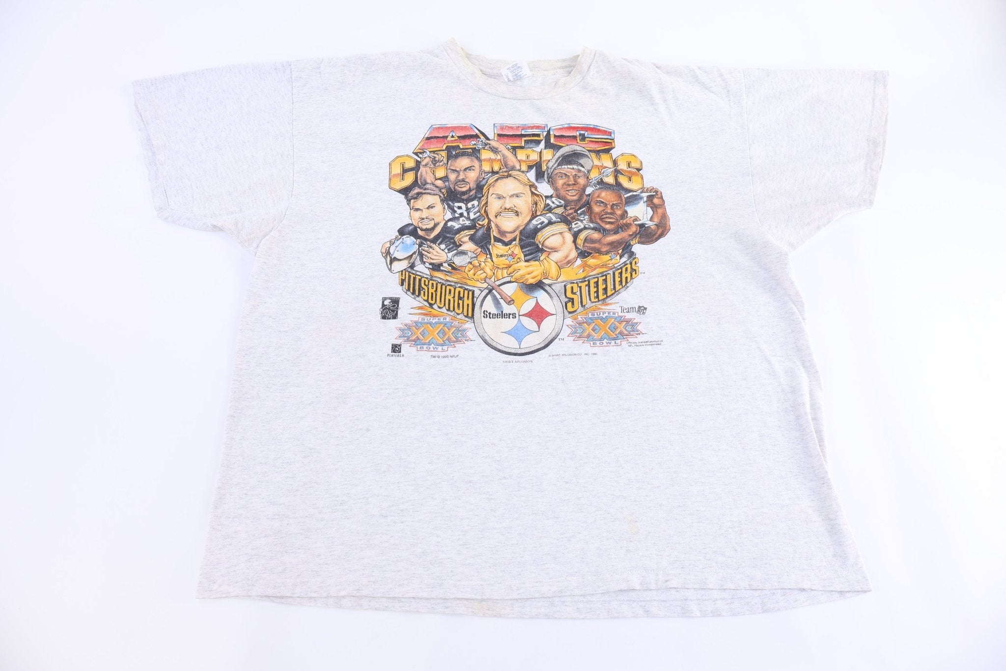 1995 Pittsburgh Steelers Football AFC Champions T-shirt - Shirts & Tops - Thrifted Threads
