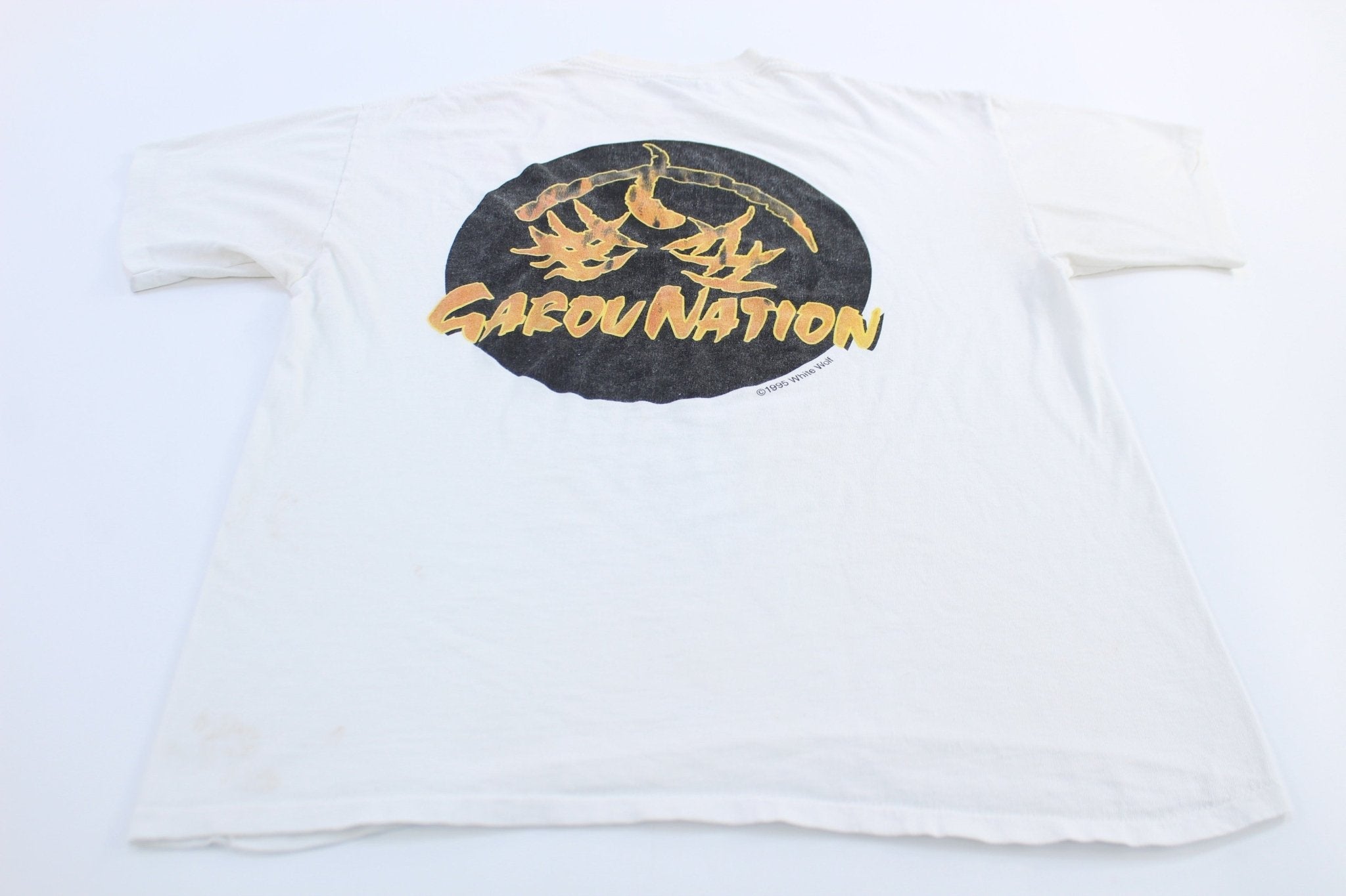 1995 Rage White Wolf Garou Nation T-Shirt - ThriftedThreads.com