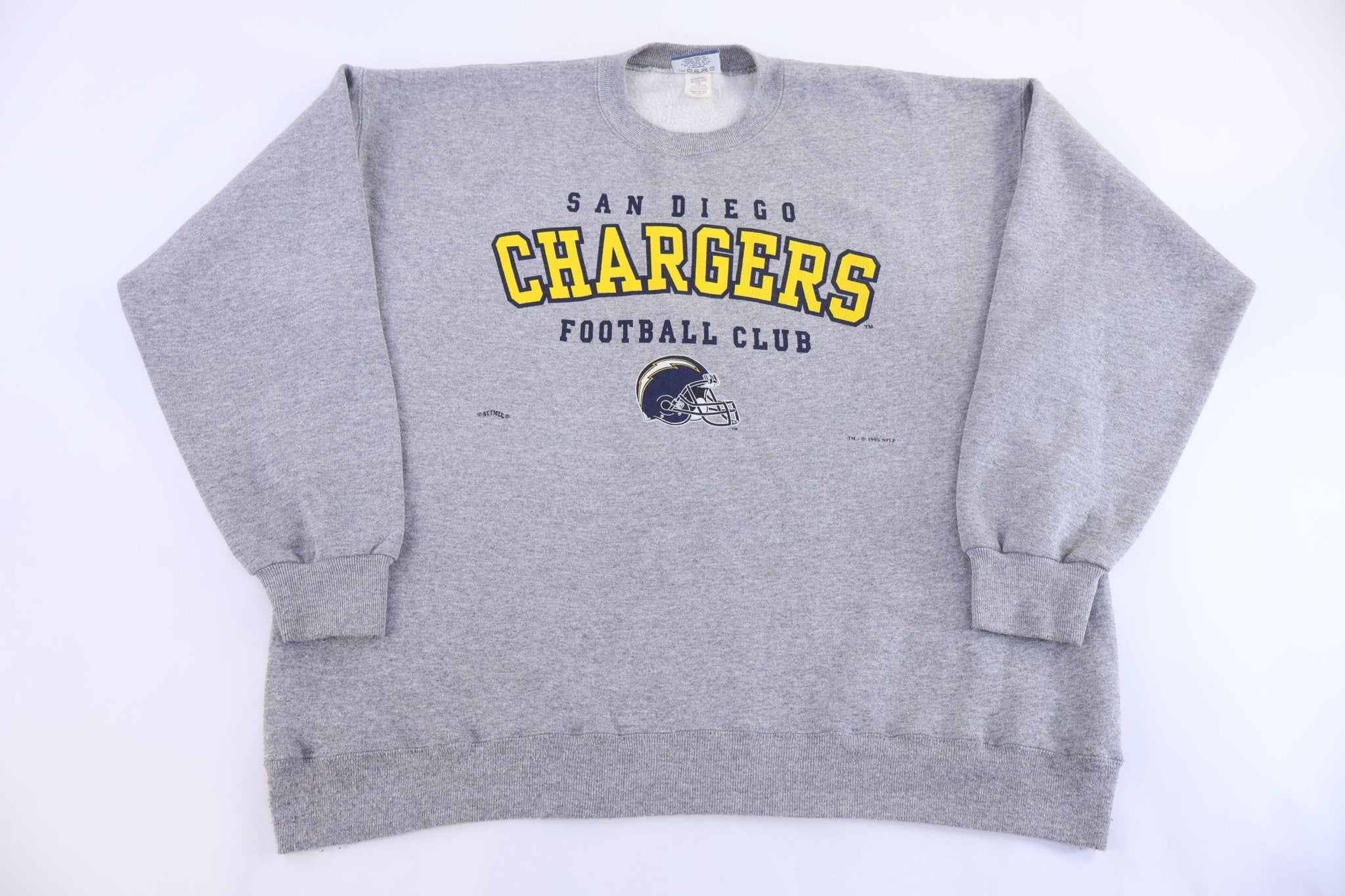 1995 San Diego Chargers Football Sweatshirt - Sweatshirt - Thrifted Threads