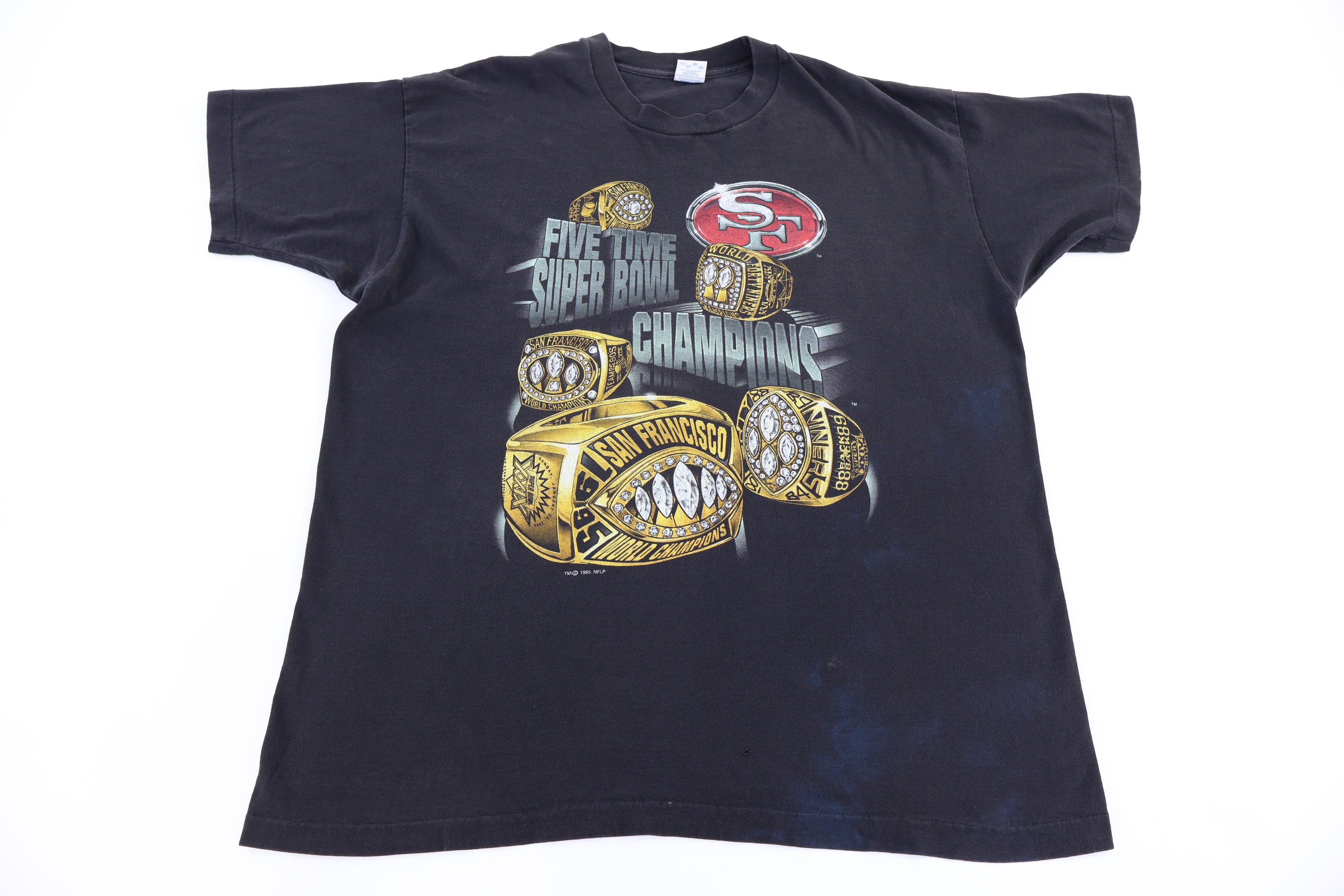 1995 San Francisco 49ers Football T-shirt - Shirts & Tops - Thrifted Threads