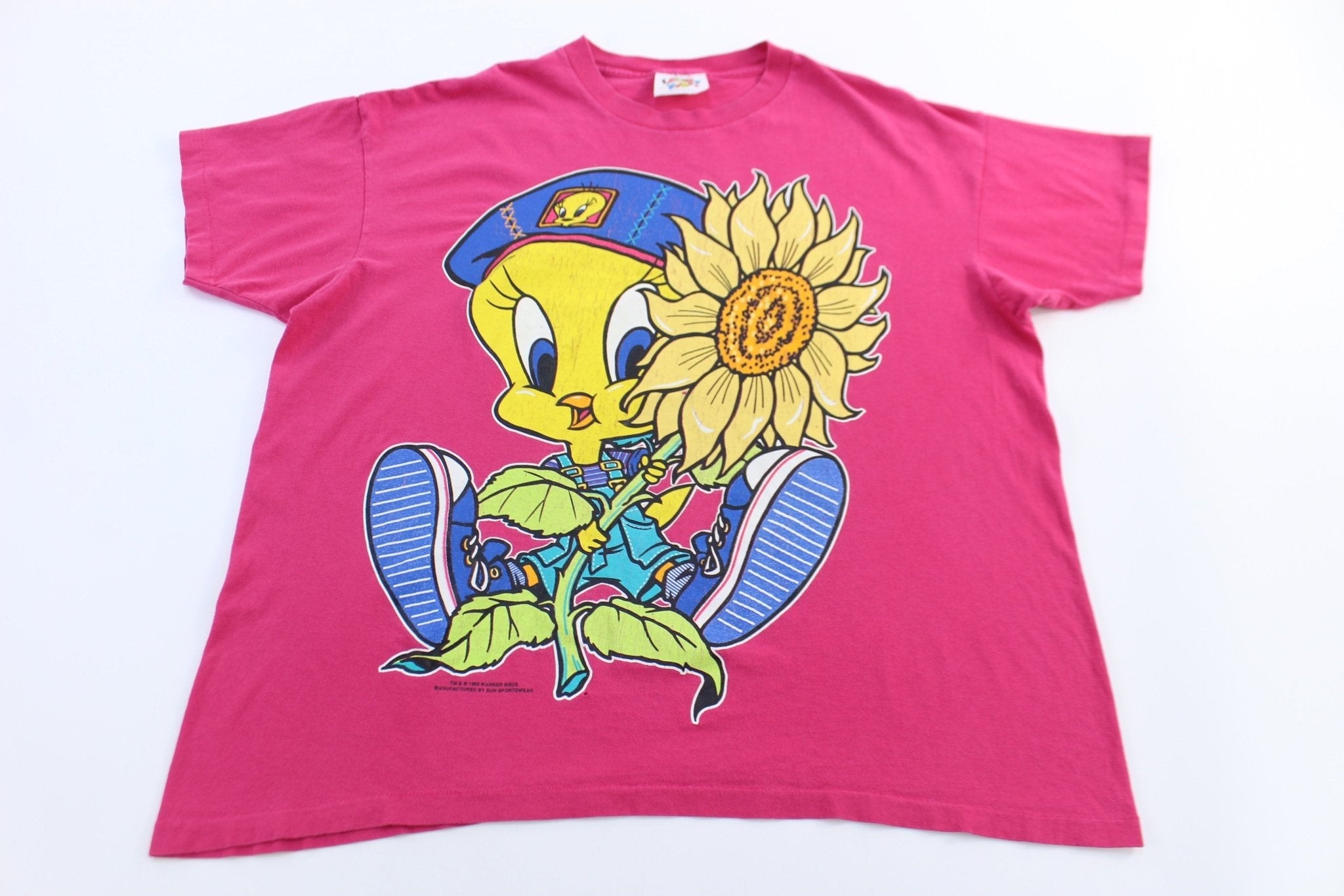 1995 Tweety Bird Graphic T-shirt - Shirts & Tops - Thrifted Threads