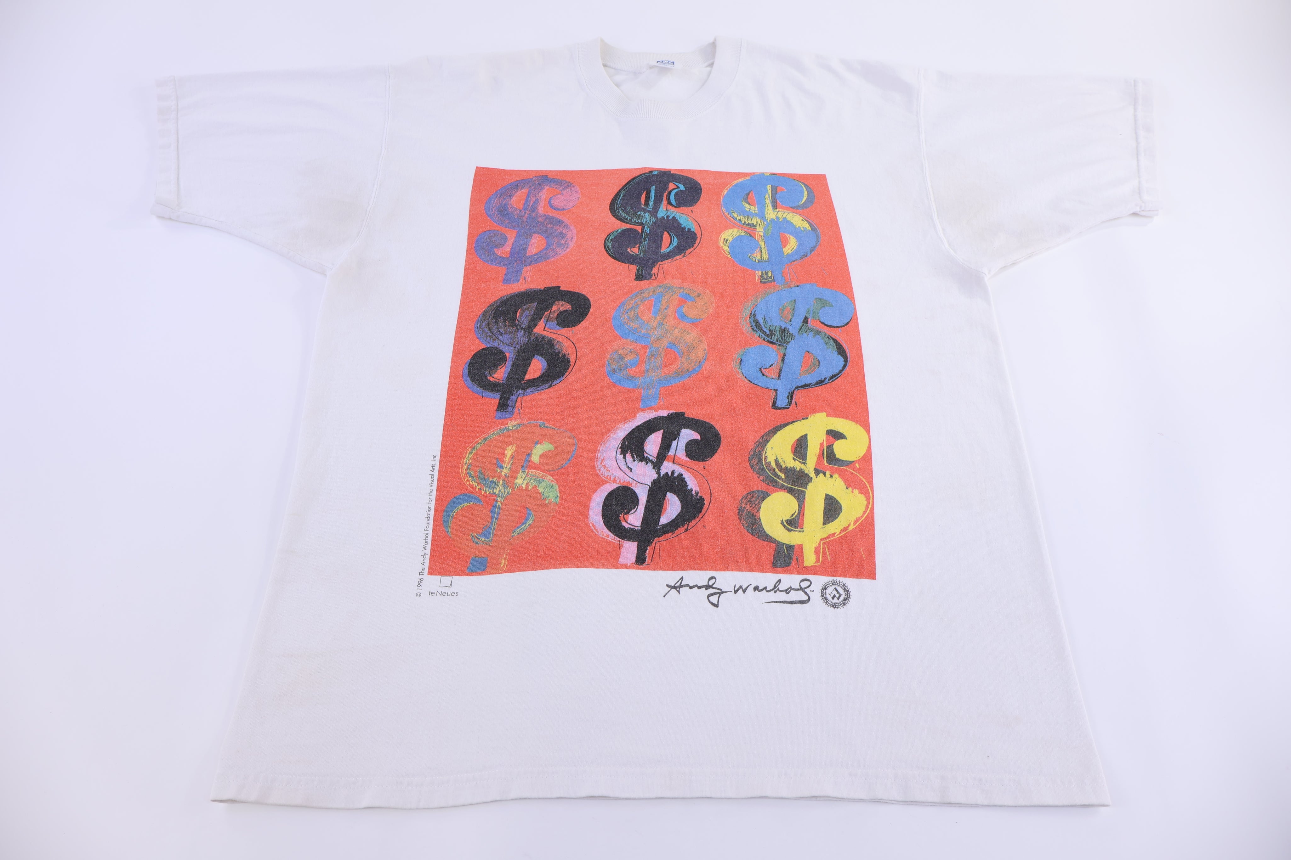 1996 Andy Warhol Dollar Sign Pop Art T-shirt - Shirts & Tops - Thrifted Threads