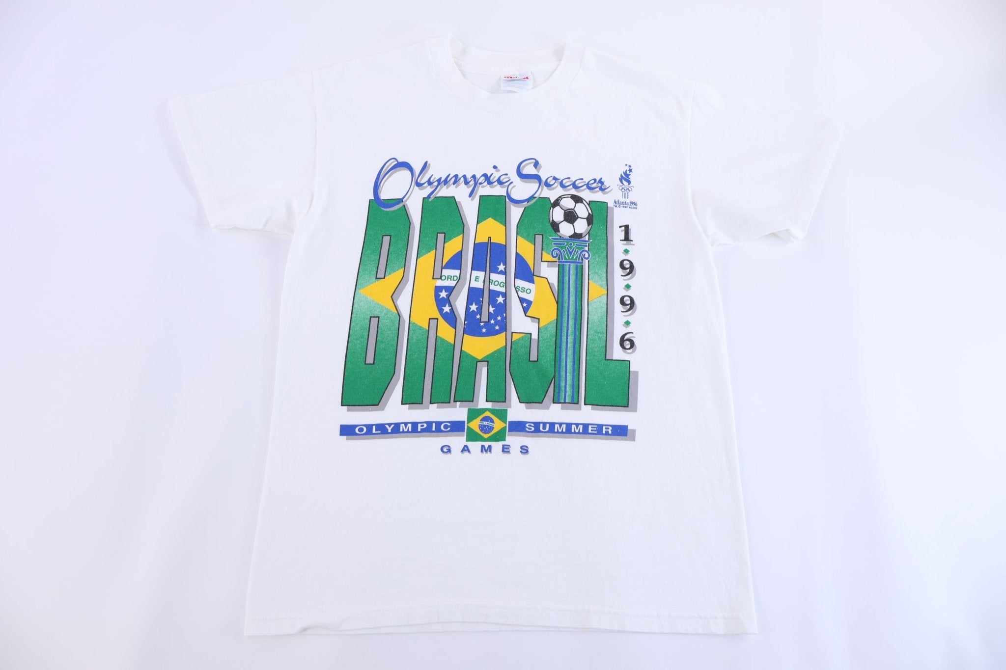 1996 Brasil Olympic Summer Games T-shirt - Shirts & Tops - Thrifted Threads