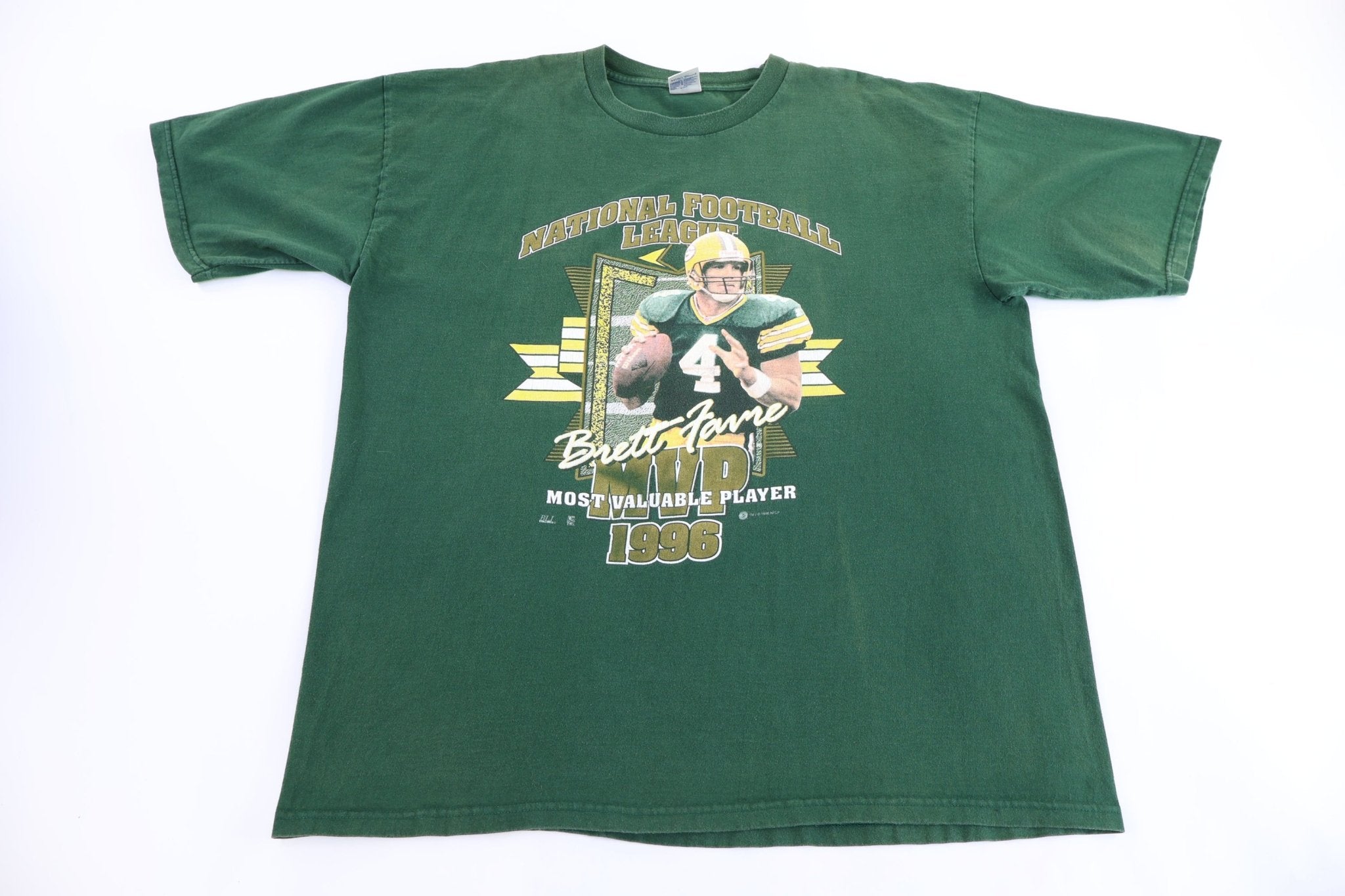 1996 Brett Favre Green Bay Packers MVP T-shirt - Shirts & Tops - Thrifted Threads