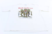 1996 Budweiser Goes Great With Fly Fishing Graphic T-Shirt - ThriftedThreads.com