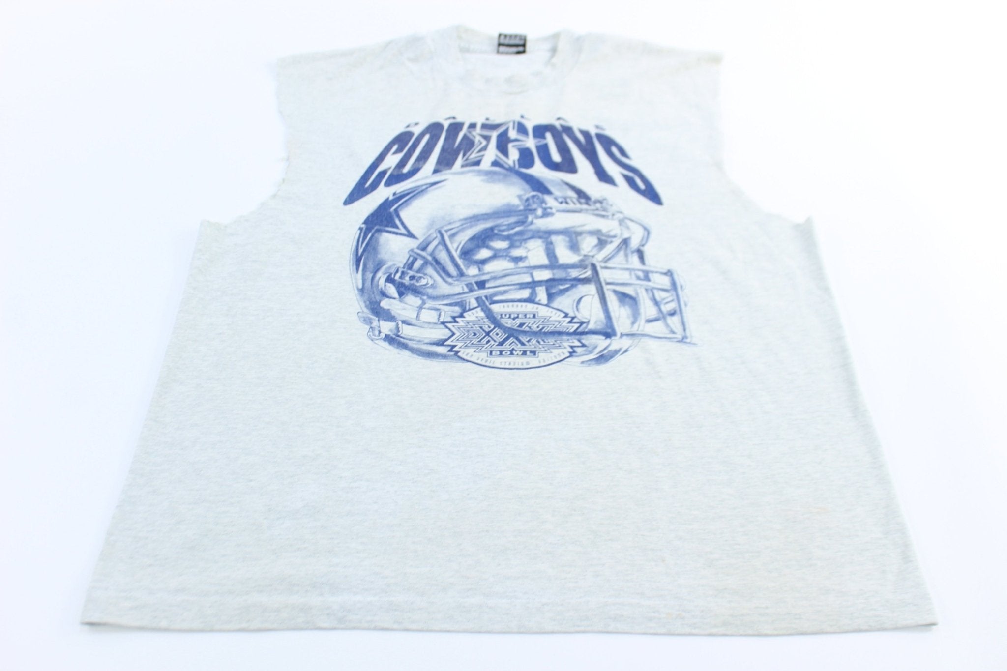 1996 Dallas Cowboys Football SuperBowl Tank Top - ThriftedThreads.com