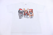 1996 Dogs Humor Christmas Theme T-shirt - Shirts & Tops - Thrifted Threads