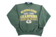 1996 Green Bay Packers NFC Central Division Champions Sweatshirt - Sweatshirt - Thrifted Threads