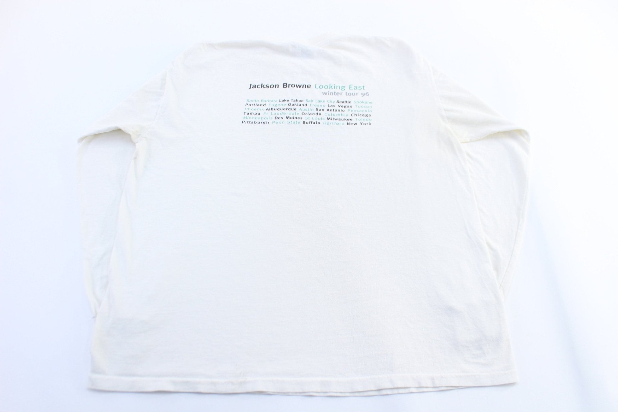 1996 Jackson Browne Looking East Tour LS T-Shirt - ThriftedThreads.com