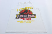 1996 Jurassic Park Universal Studios Hollywood Tank Top - ThriftedThreads.com