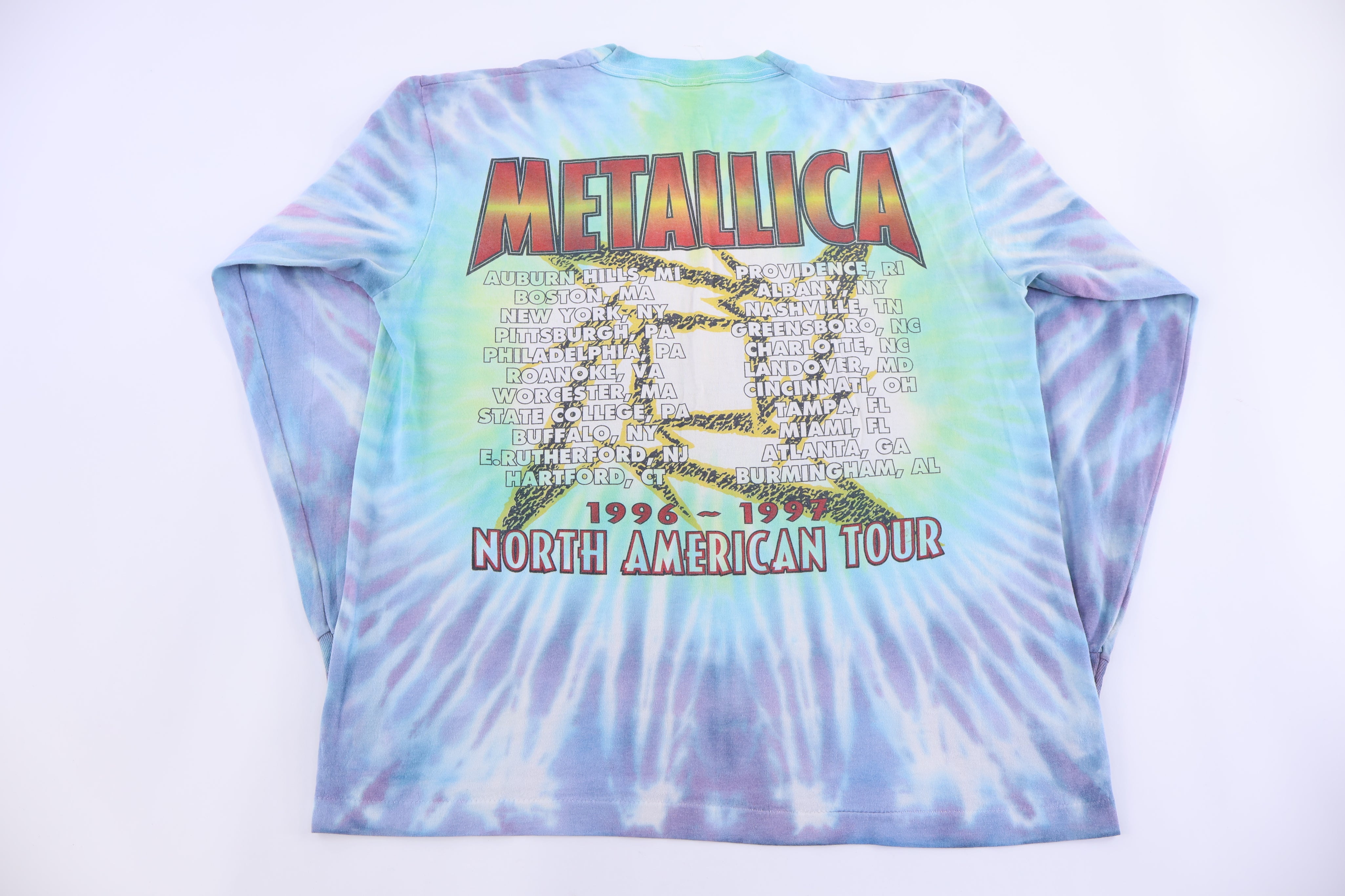 1996 Metallica North American Tour LS T-shirt - Shirts & Tops - Thrifted Threads