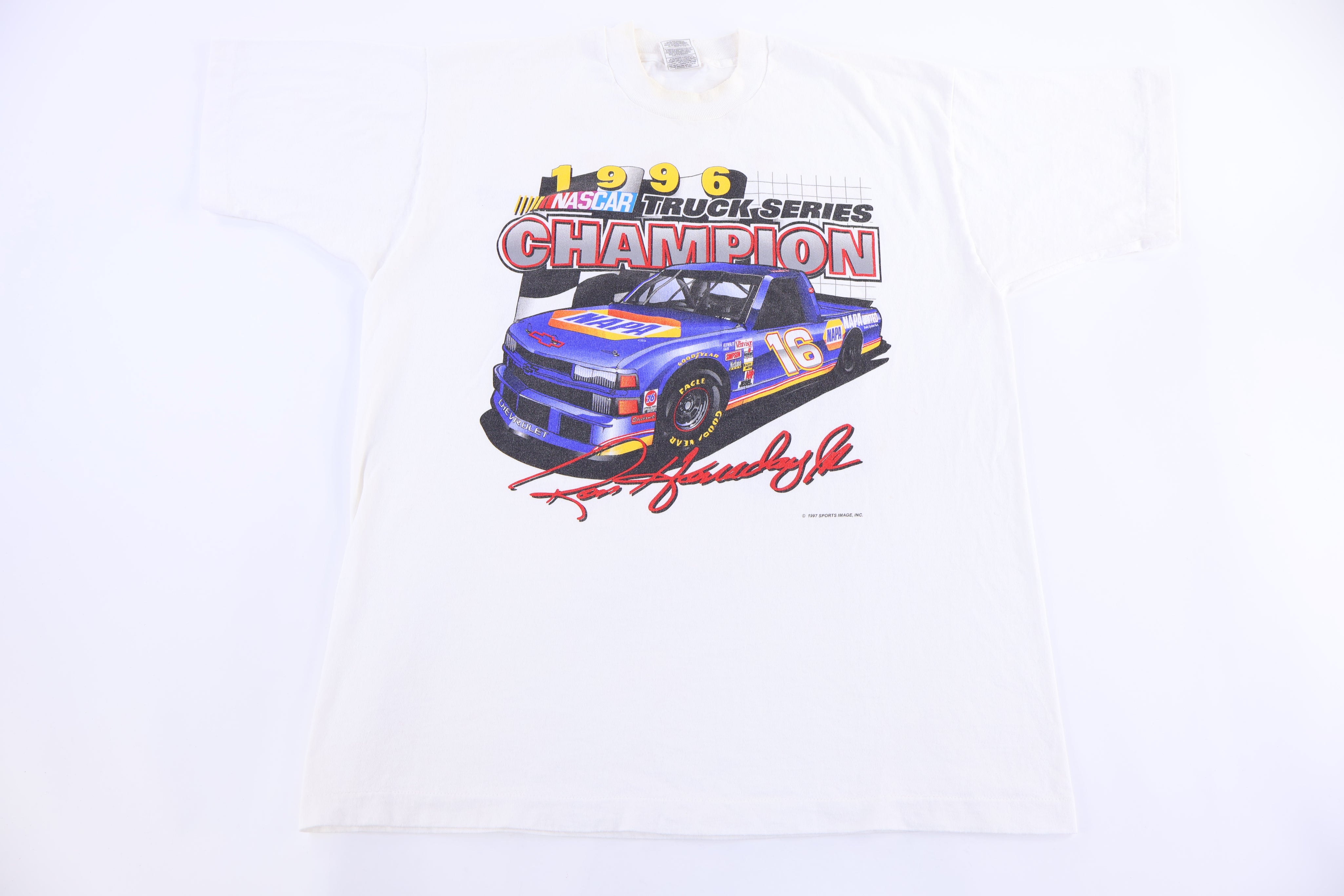 1996 Nascar Truck Series Champions T-shirt - Shirts & Tops - Thrifted Threads