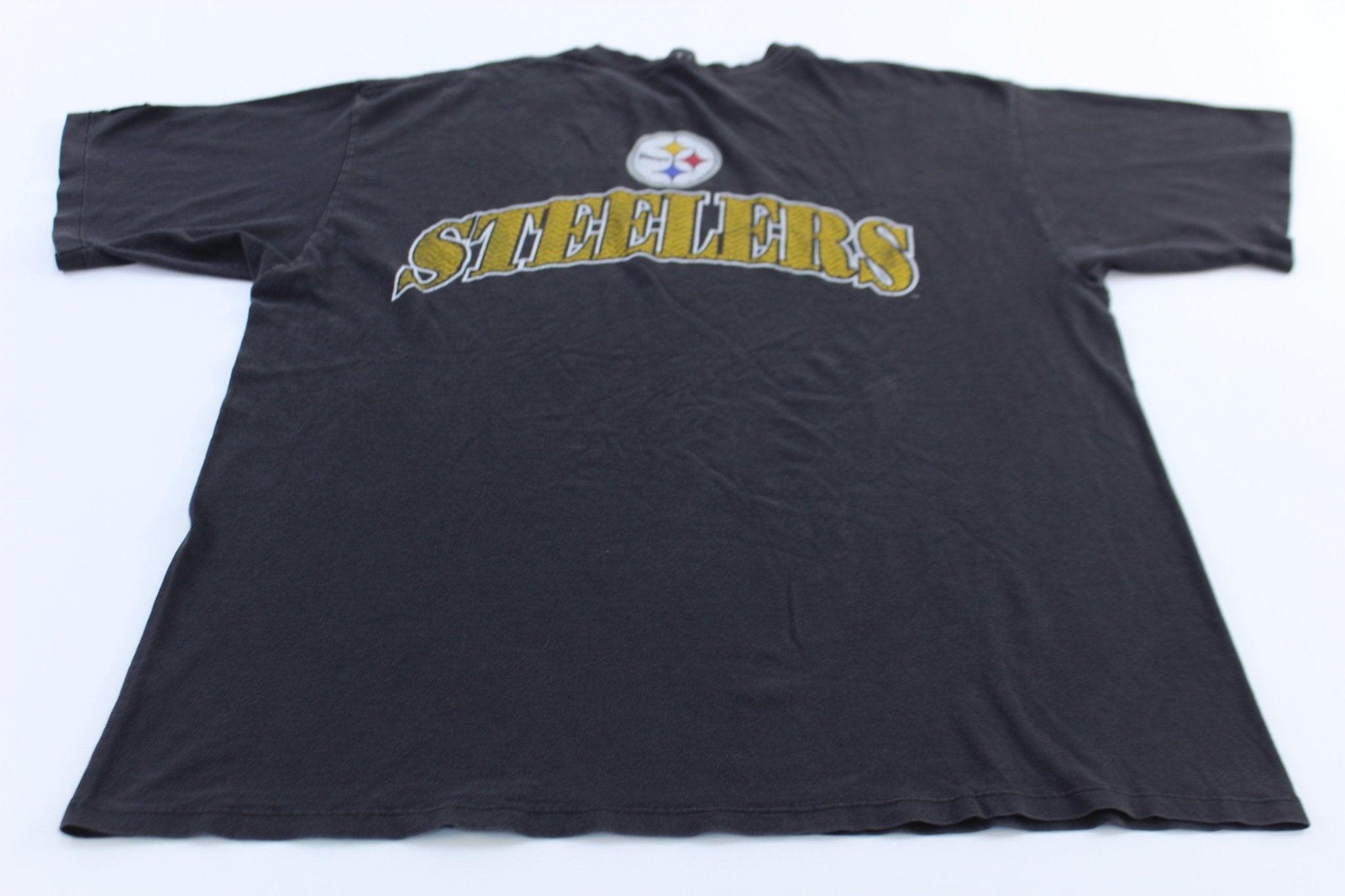 1996 Pittsburgh Steelers Football Starter T-Shirt - ThriftedThreads.com