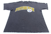 1996 Pittsburgh Steelers Football Starter T-Shirt - ThriftedThreads.com