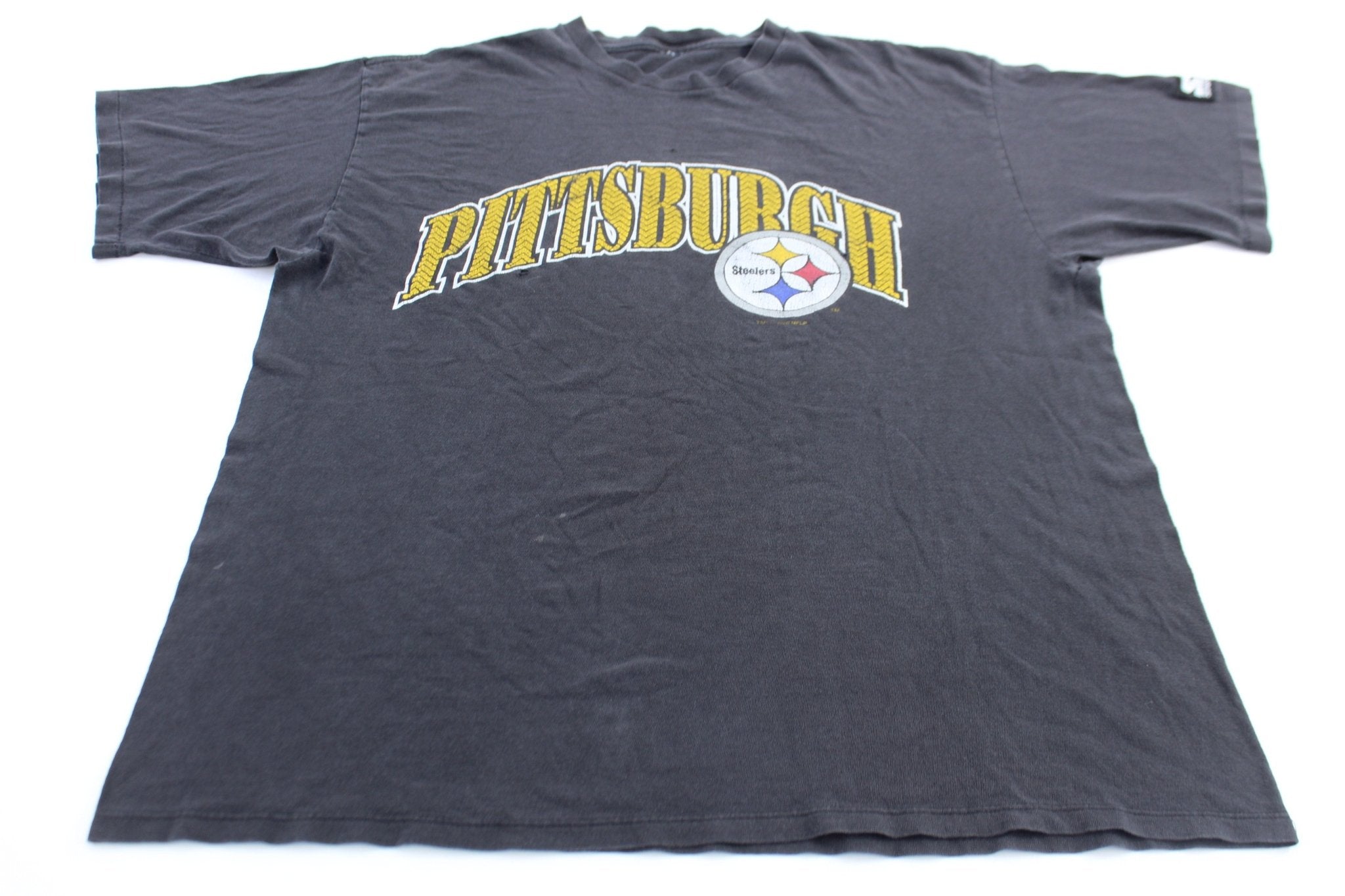 1996 Pittsburgh Steelers Football Starter T-Shirt - ThriftedThreads.com