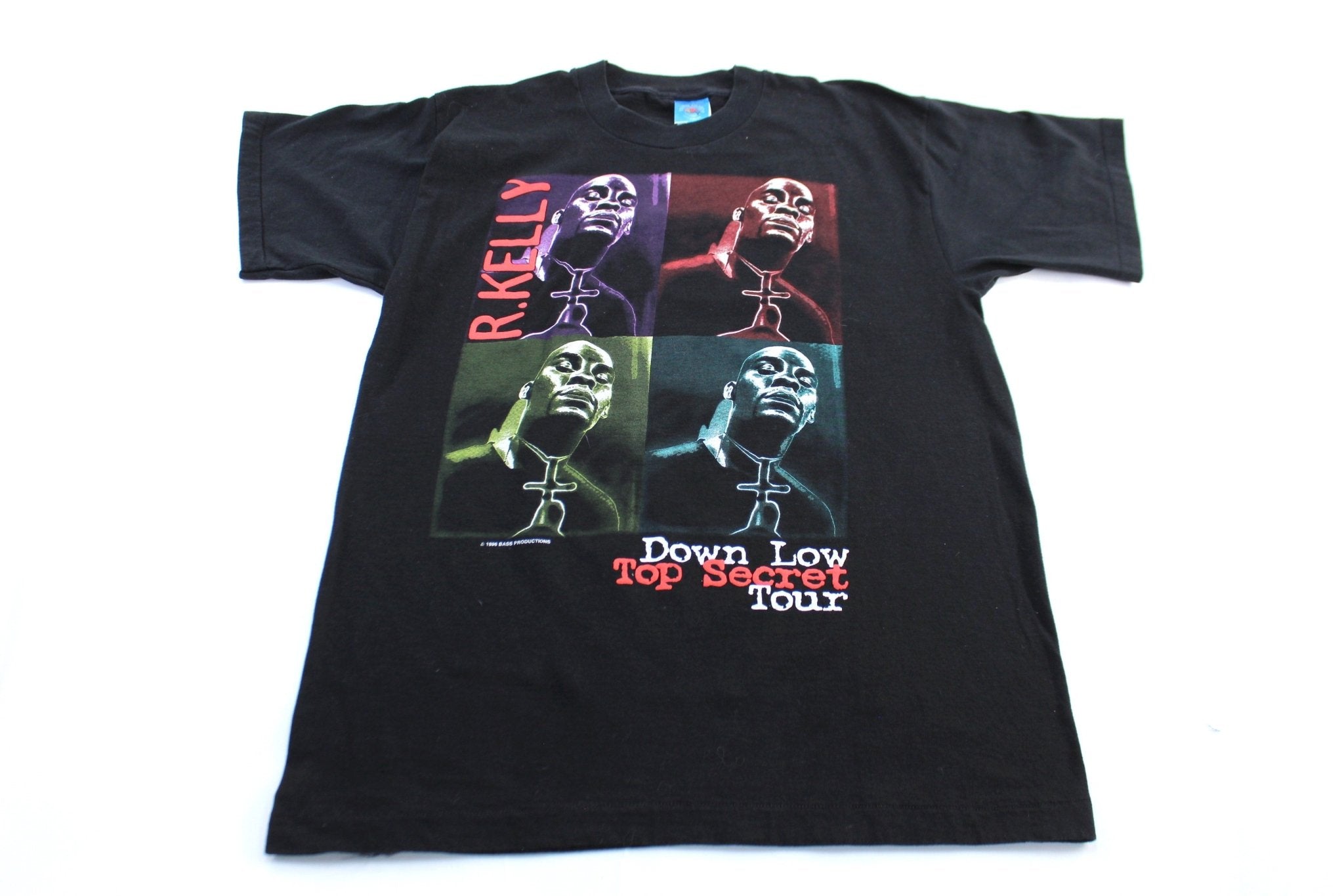 1996 R. Kelly Down Low Top Secret Tour T-Shirt - ThriftedThreads.com