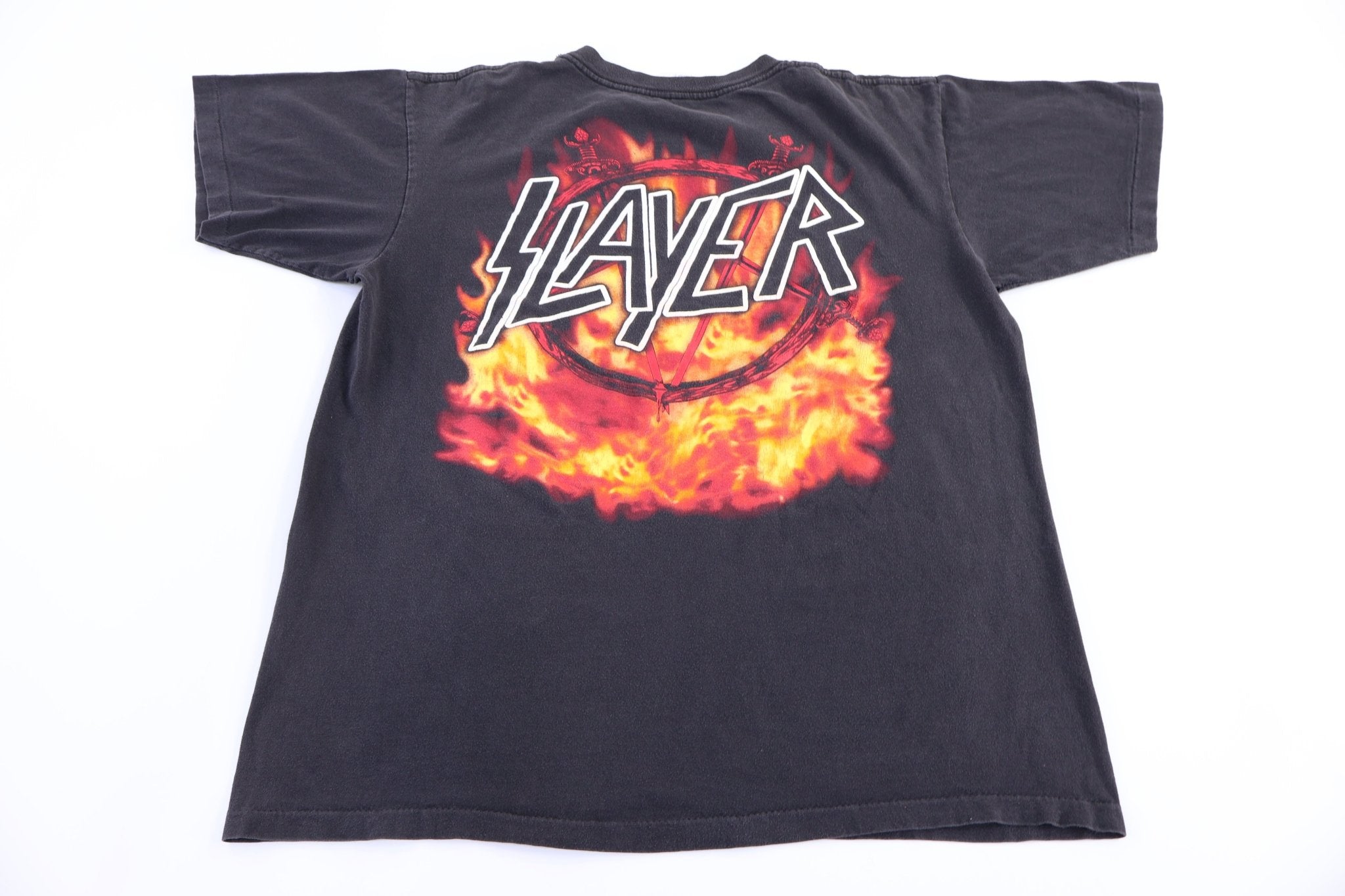 1996 Slayer Root of All Evil T-shirt - Shirts & Tops - Thrifted Threads