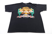 1996 Super Bowl Football T-shirt - Shirts & Tops - Thrifted Threads